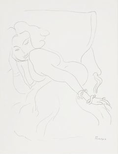 Henri Matisse, Thème E 5, extrait de « Thèmes et variations », 1943 (after) Henri Matisse