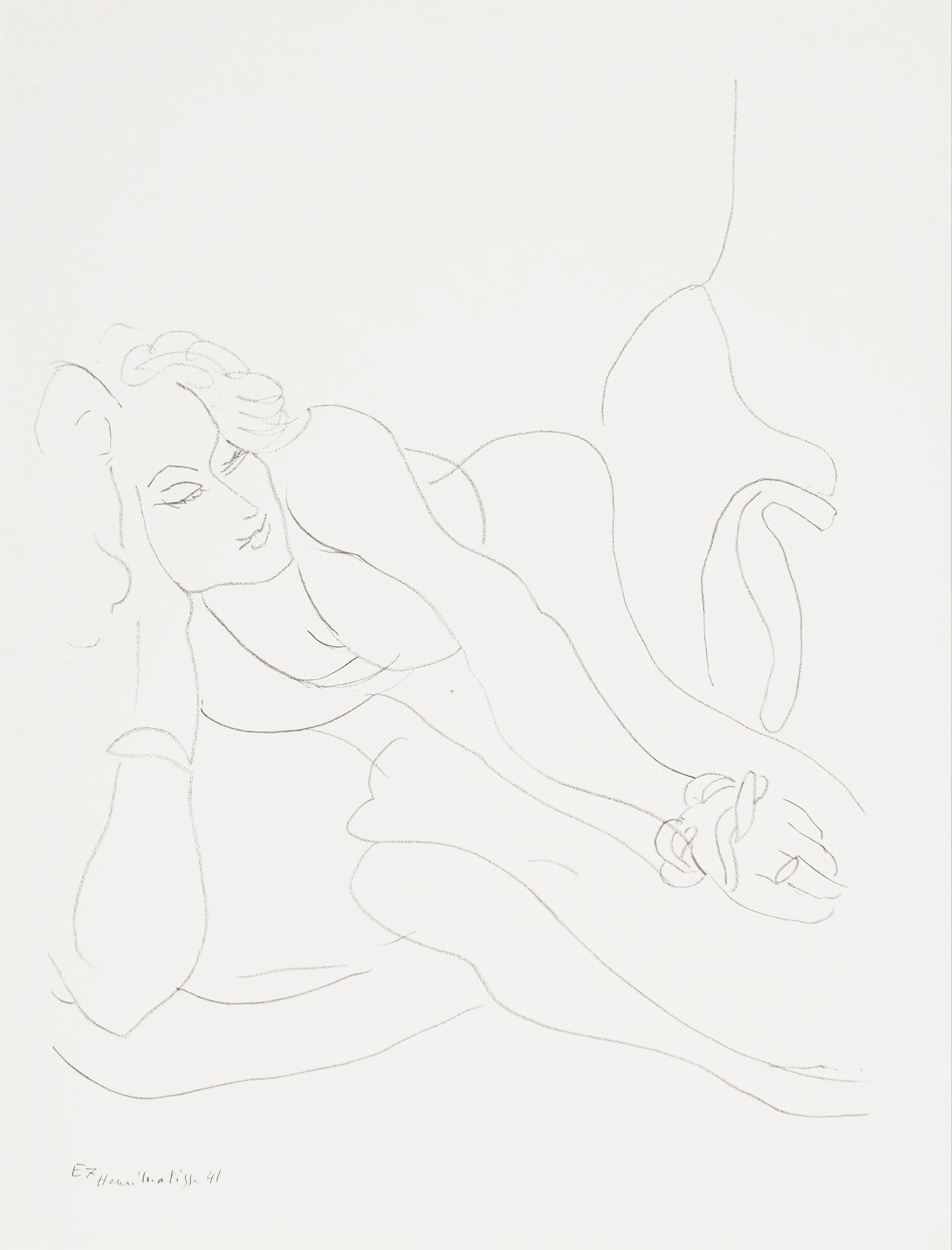 Henri Matisse, Theme E 7, from Themes and Variations, 1943 (after)