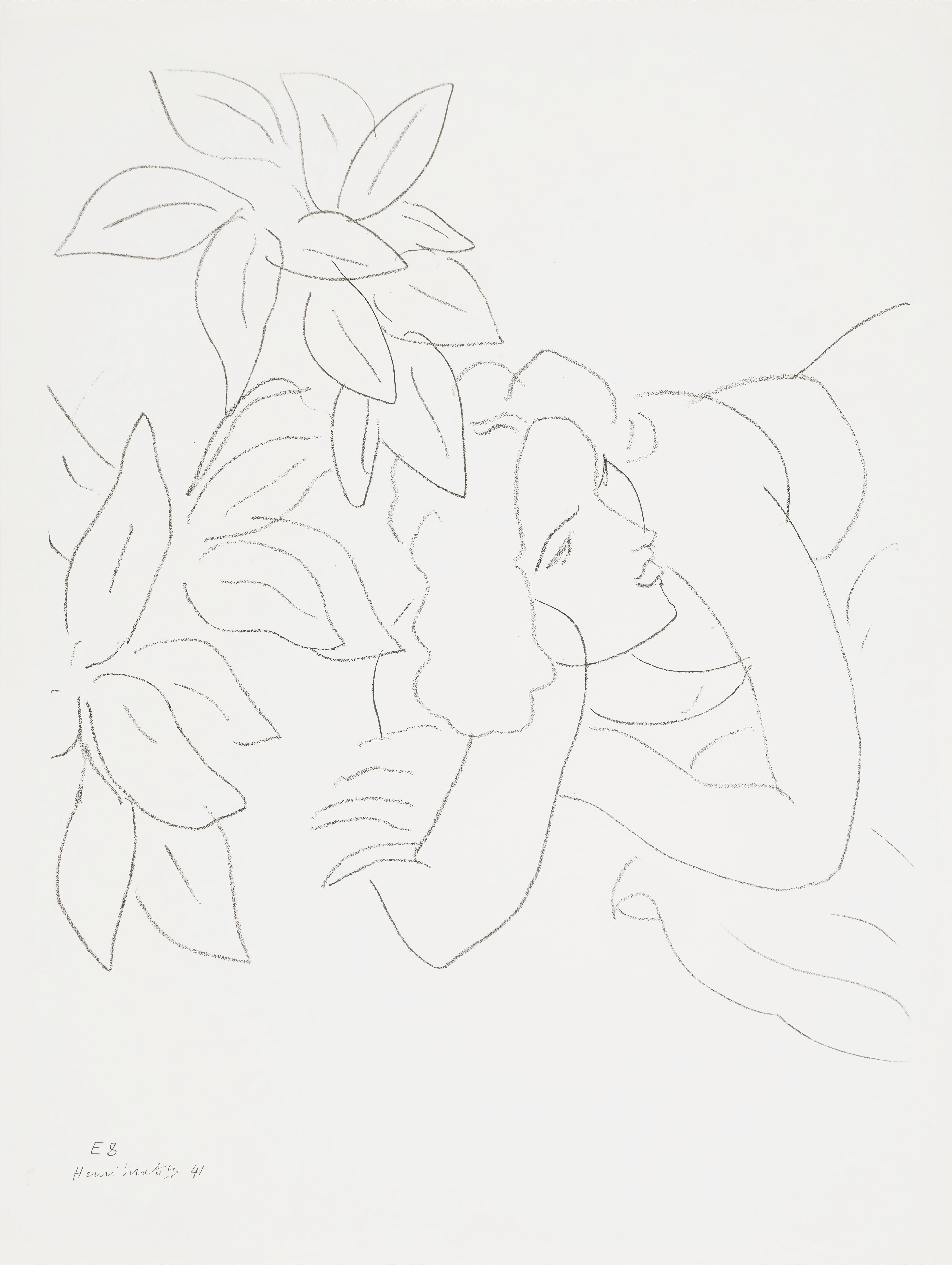 Title: Theme E 8
Year: February 7, 1943
Medium: Collotype on vélin pur fil paper
Size: 13.15 x 10.04 inches
Condition: Very good
Inscription: Signed in the plate, unnumbered
Publisher: Martin Fabiani, éditeur, Paris
Printer: Georges Duval,