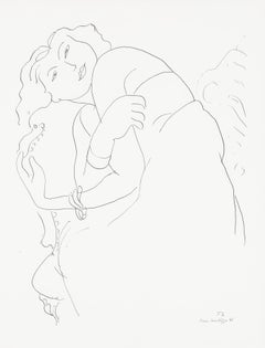Henri Matisse, Thème F 2, extrait de « Thèmes et variations », 1943 (after) Henri Matisse