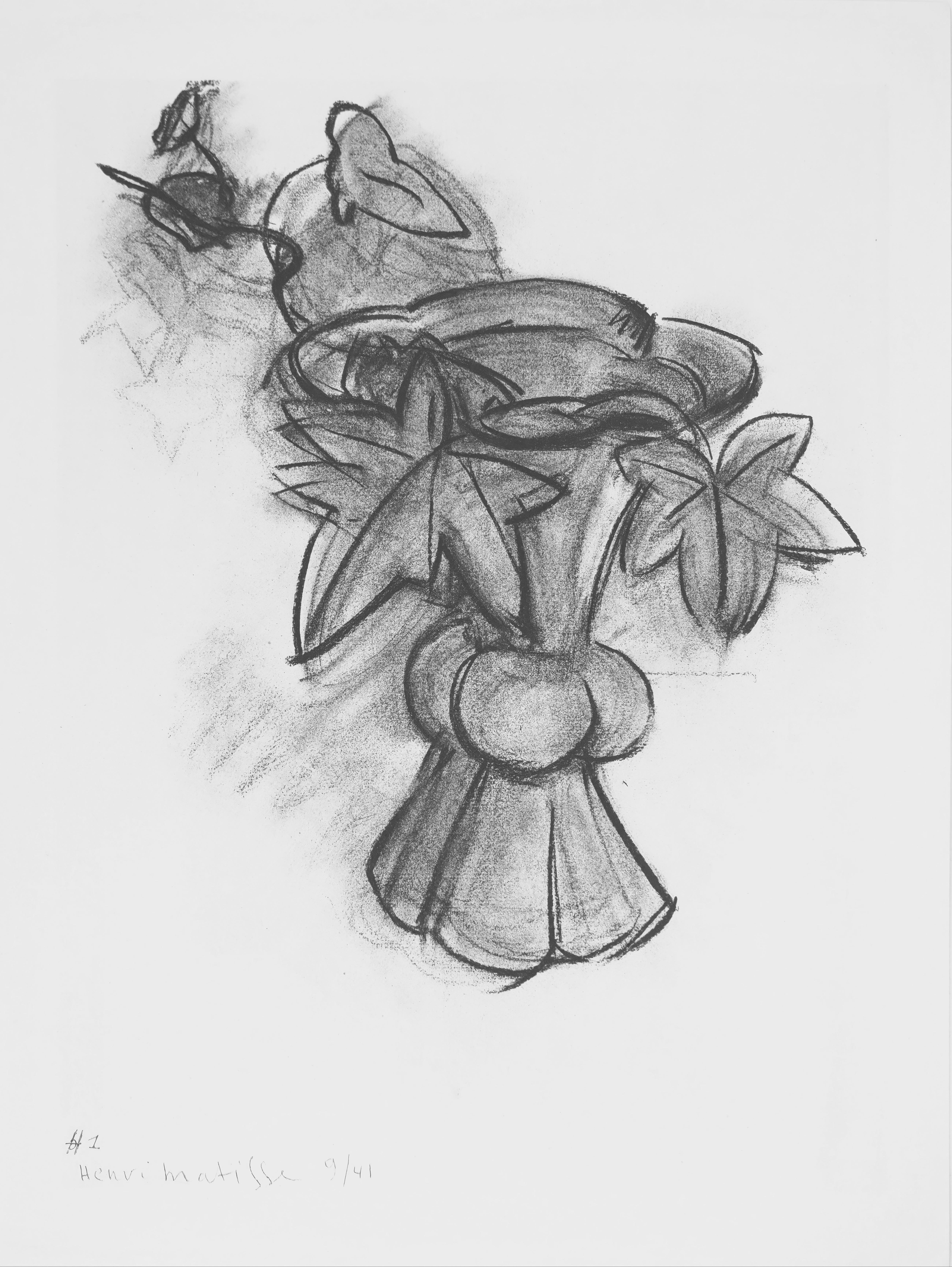 Henri Matisse, Thème H 1, extrait de « Thèmes et variations », 1943 (after) Henri Matisse