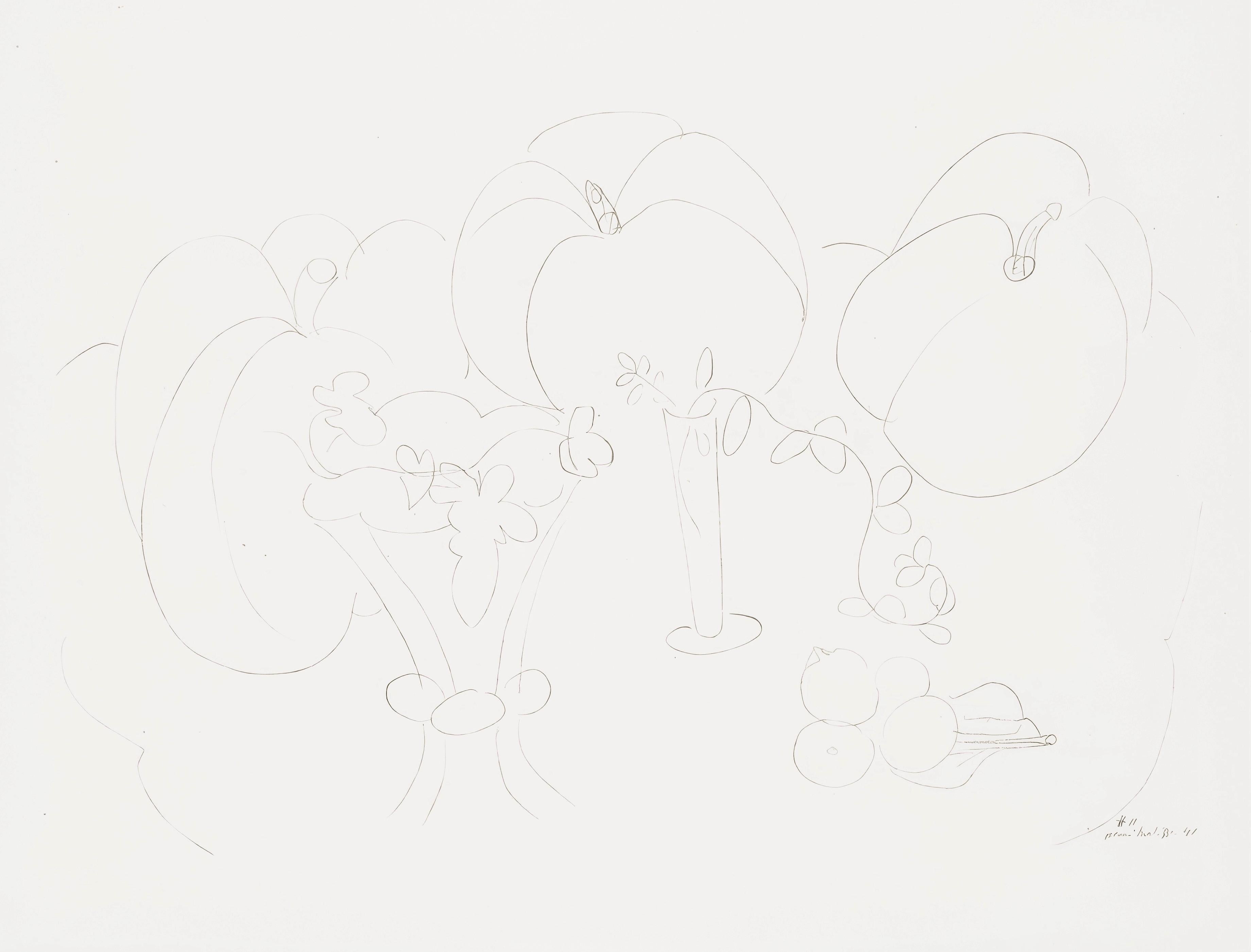 Henri Matisse, Theme H 11, from Themes and Variations, 1943 (after)