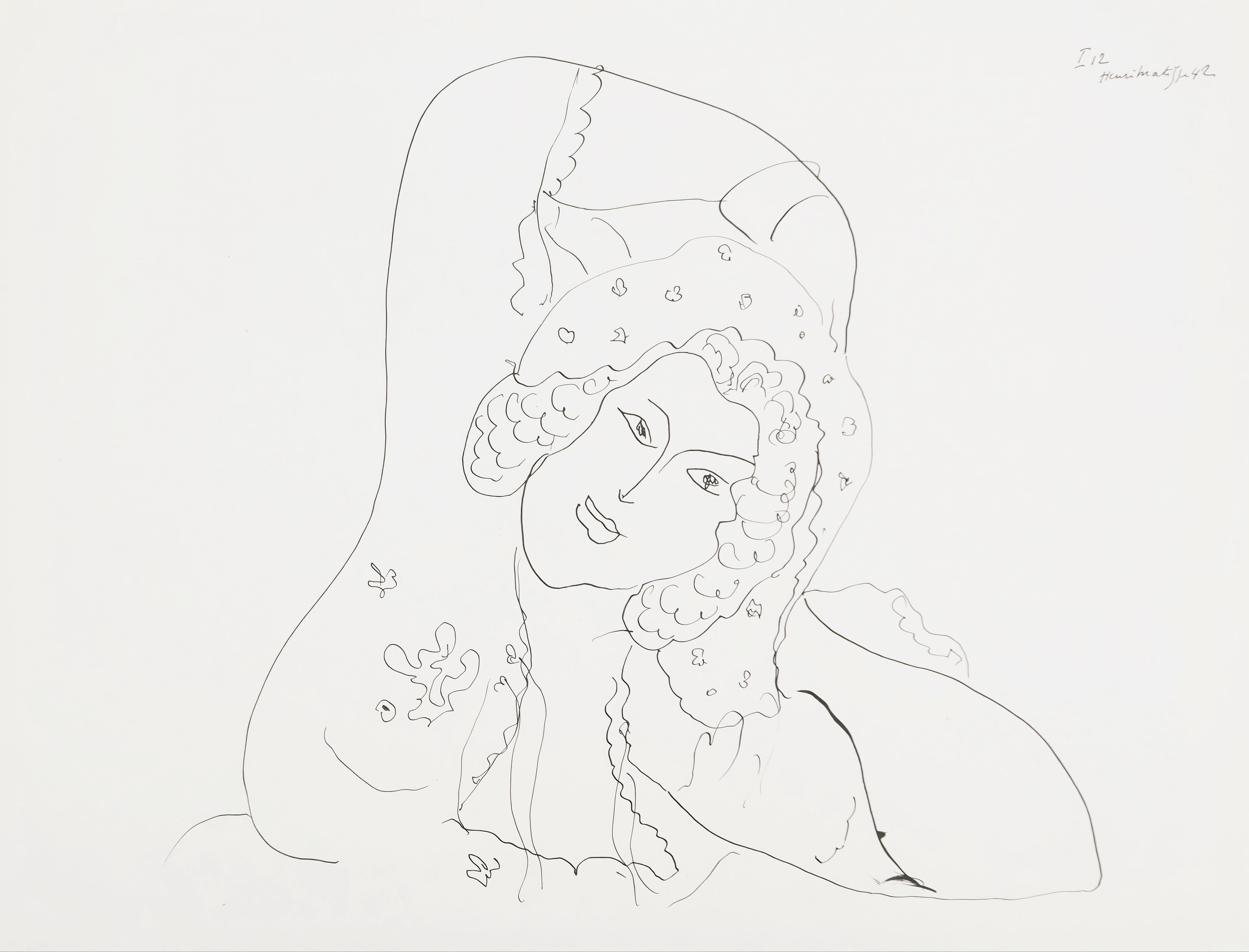 Title: Theme I 12
Year: February 7, 1943
Medium: Collotype on vélin pur fil paper
Size: 10.04 x 13.15 inches
Condition: Very good
Inscription: Signed in the plate, unnumbered
Publisher: Martin Fabiani, éditeur, Paris
Printer: Georges Duval,