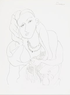 Henri Matisse, Theme K 1, from Themes and Variations, 1943 (after)