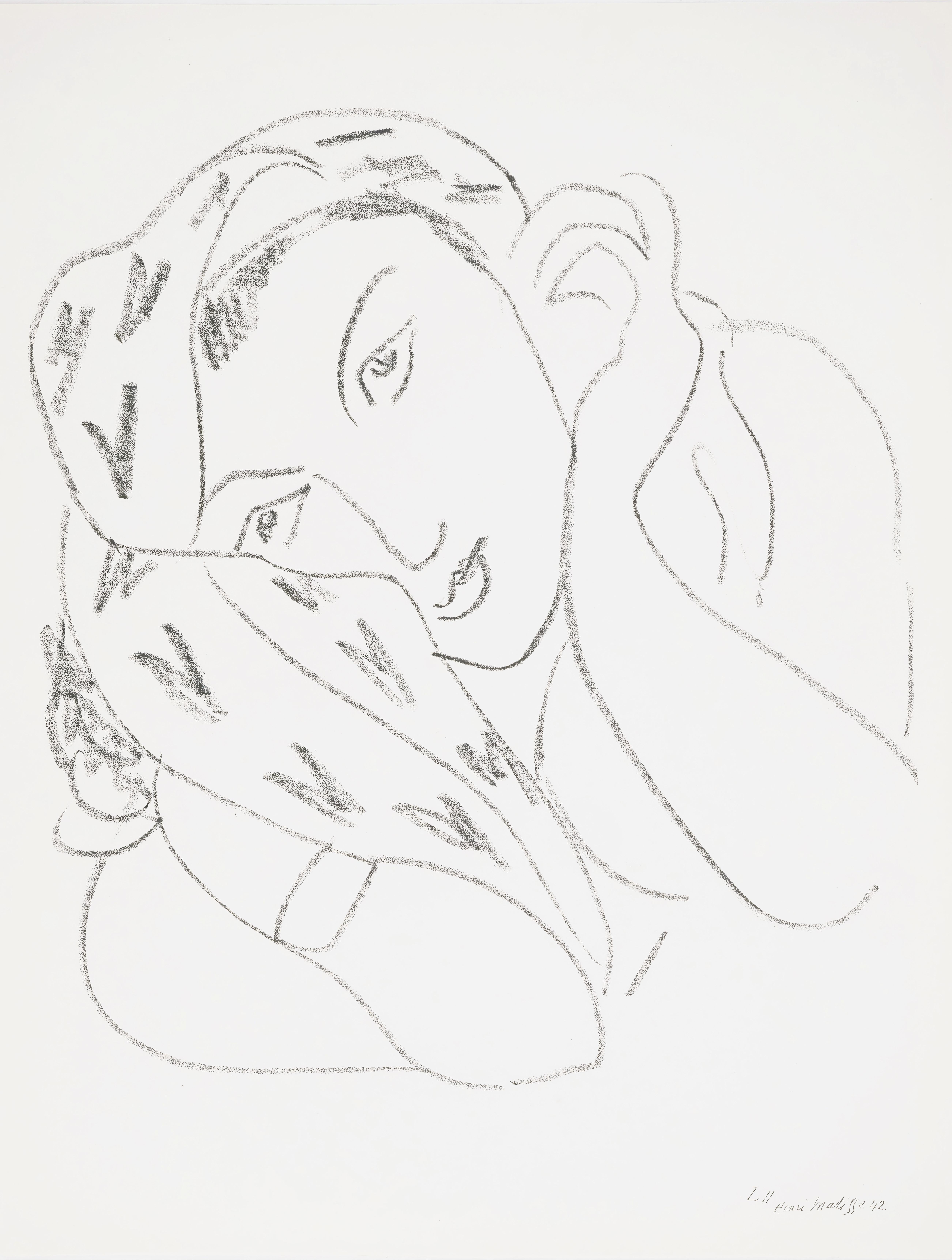 Henri Matisse, Theme L 11, from Themes and Variations, 1943 (after)