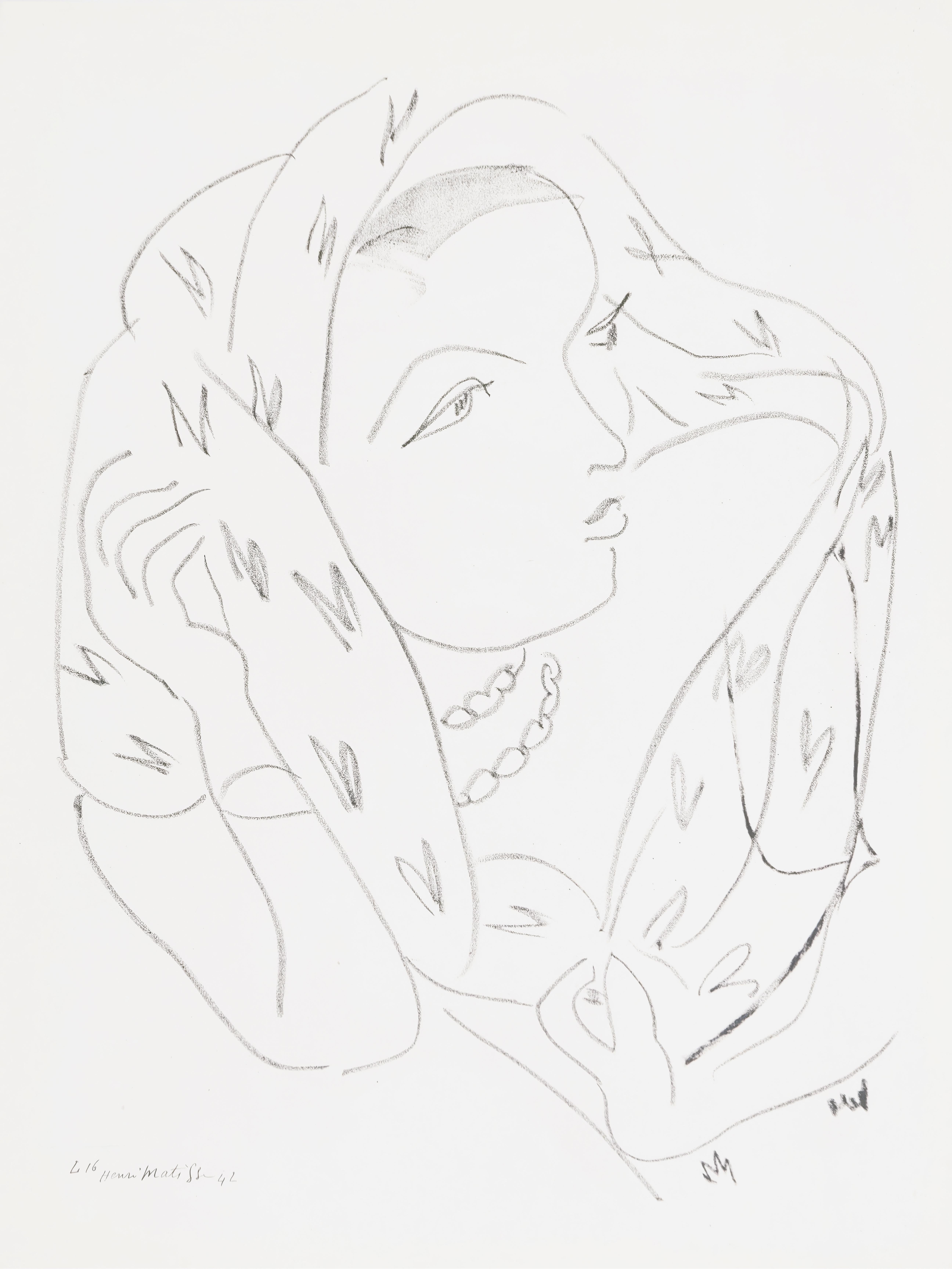 Henri Matisse, Theme L 16, from Themes and Variations, 1943 (after)