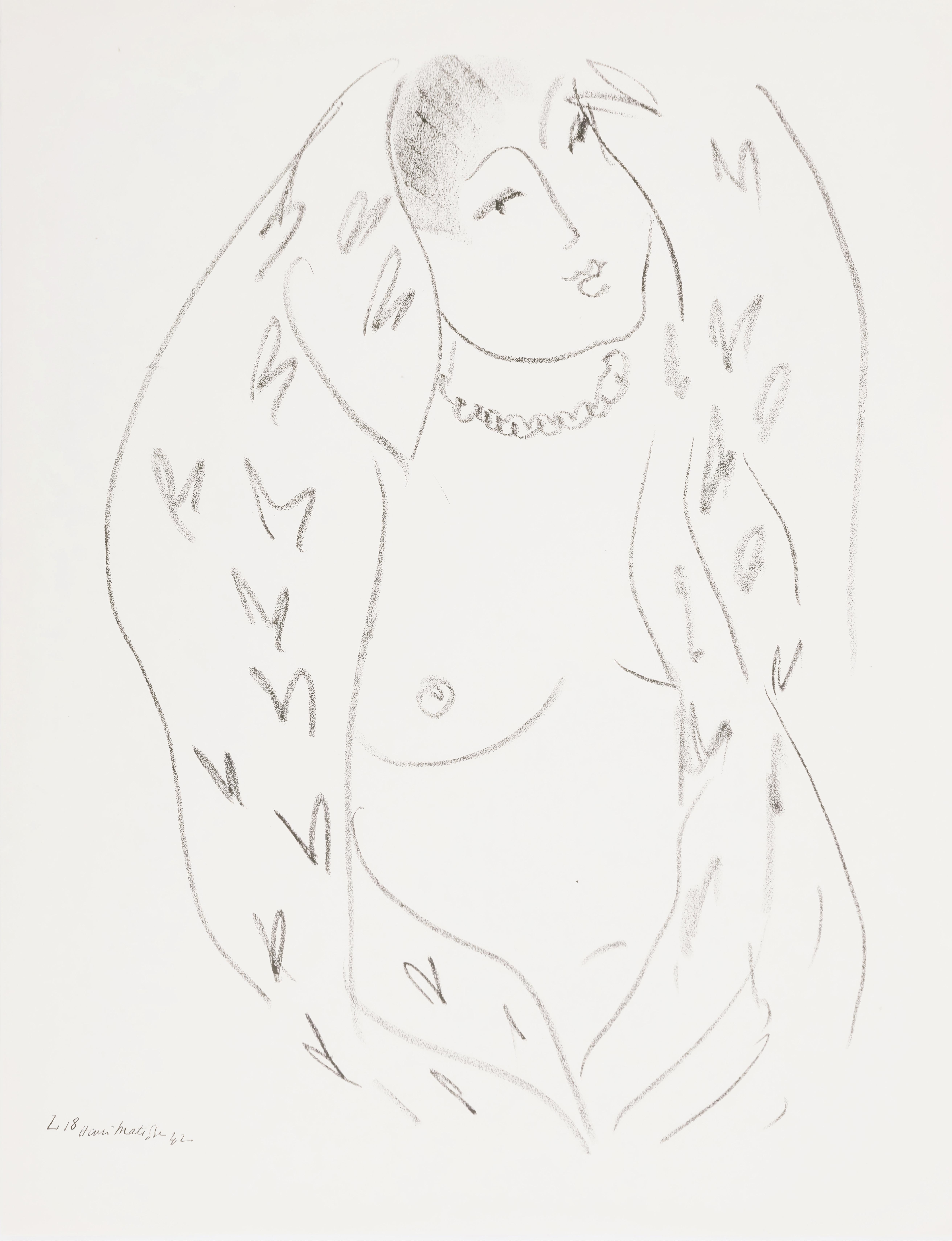 Titre : Thème L 18
Date : 7 février 1943
Technique : collotype sur papier vélin pur fil
Dimensions : 13,15 x 10,04 pouces
Condit : Très bon
Inscription : Signé dans la plaque, non numéroté
Éditeur : Martin Fabiani, éditeur, Paris
Imprimeur : Georges
