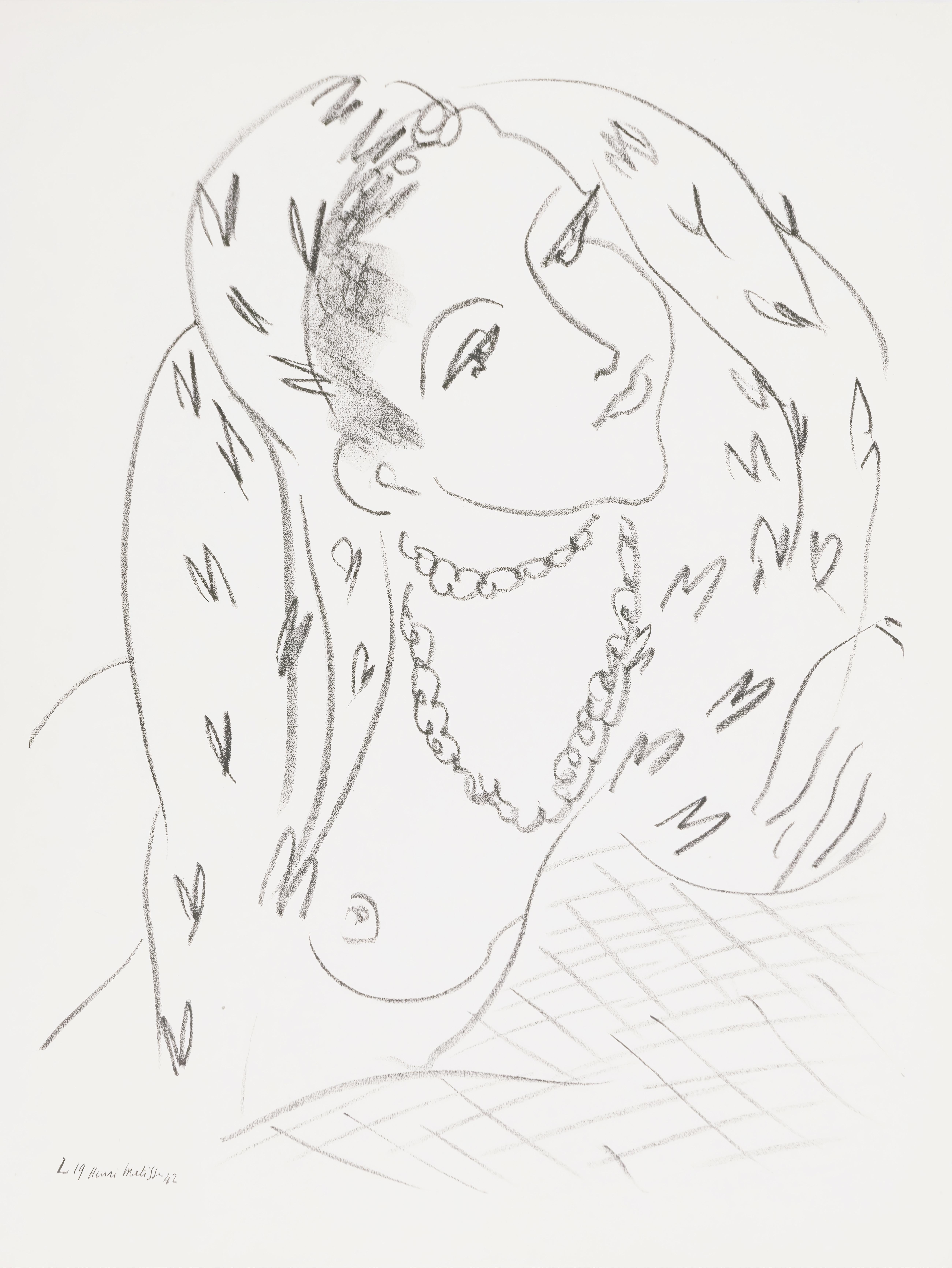 Henri Matisse, Theme L 19, from Themes and Variations, 1943 (after)