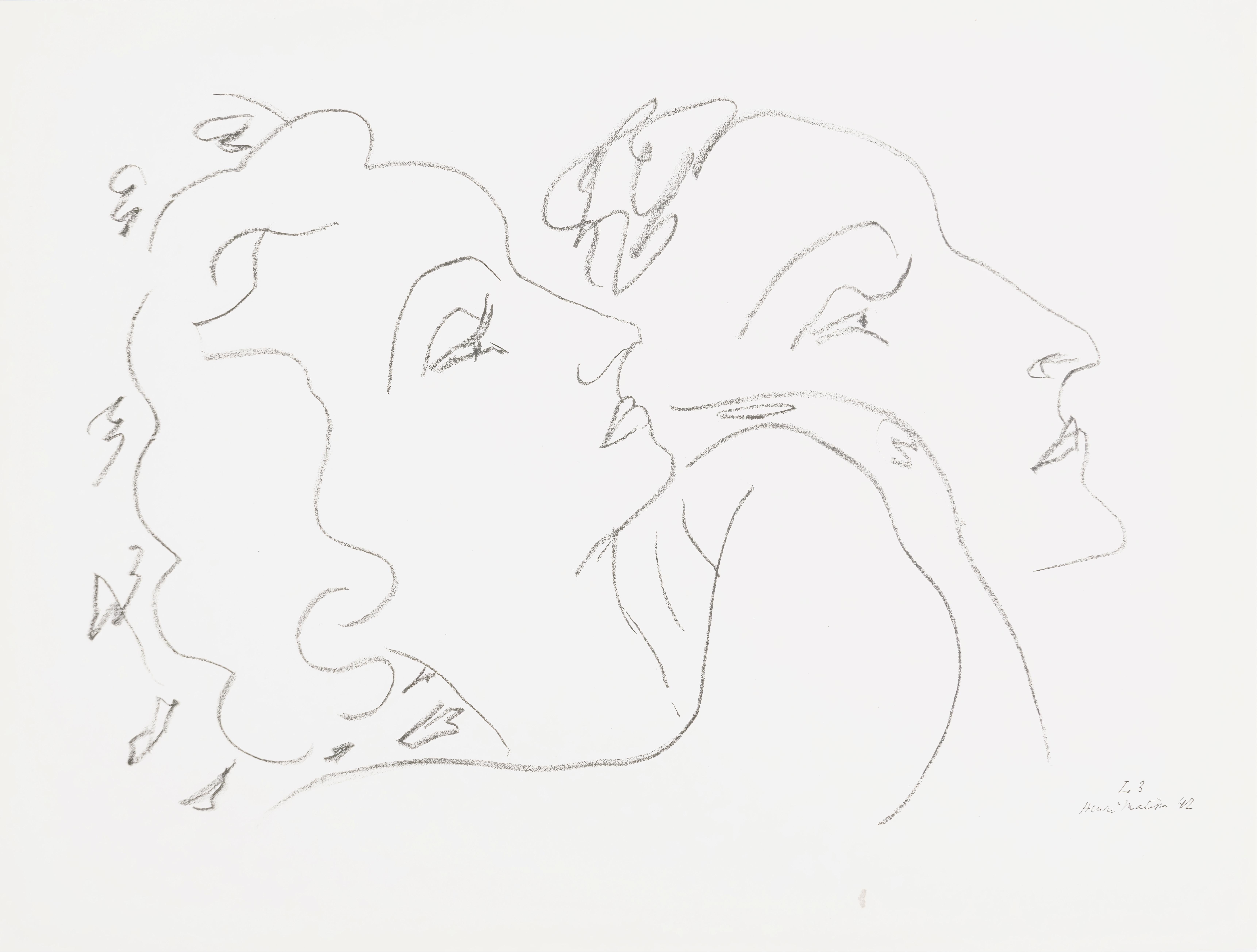 Henri Matisse, Theme L 3, from Themes and Variations, 1943 (after)