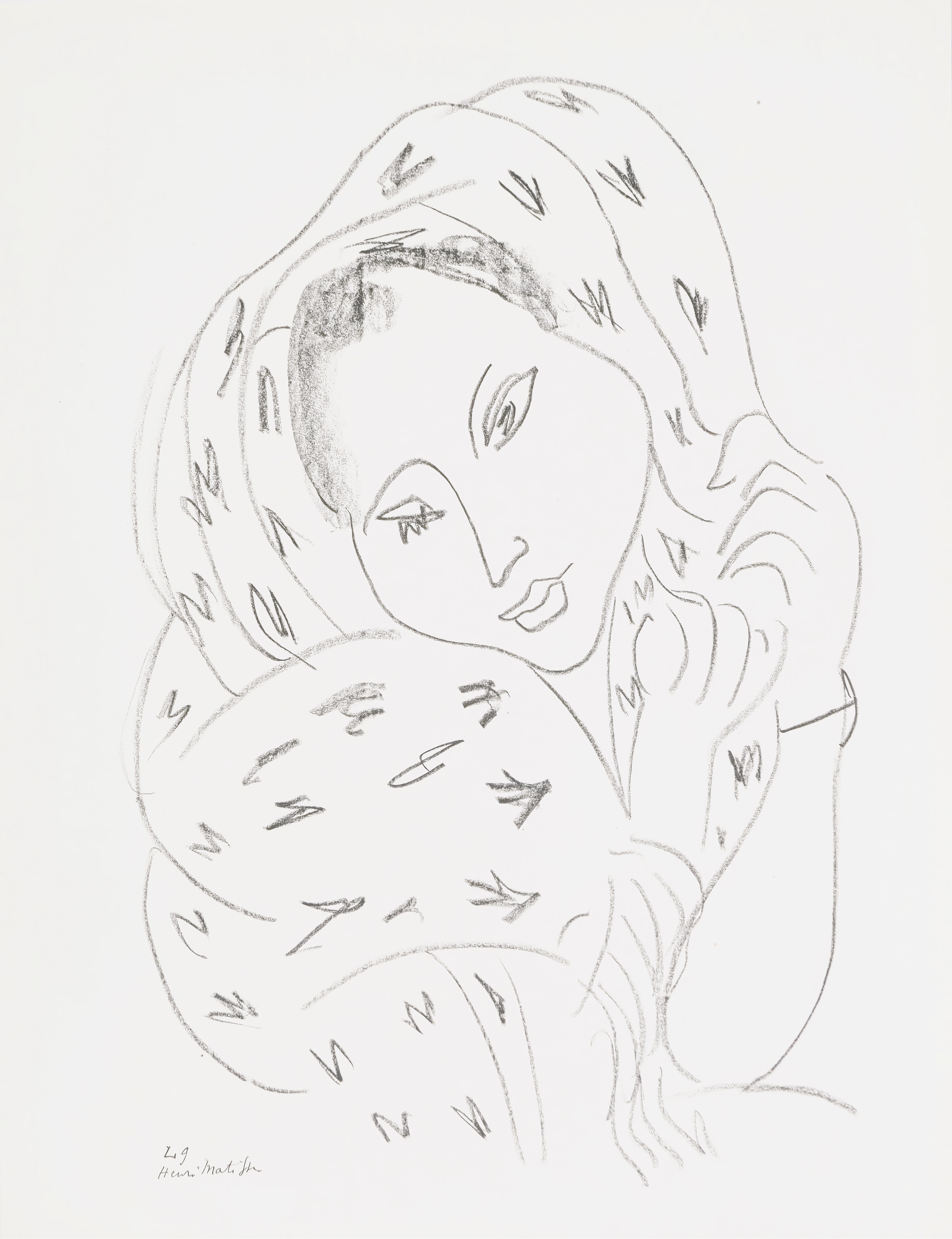 Title: Theme L 9
Year: February 7, 1943
Medium: Collotype on vélin pur fil paper
Size: 13.15 x 10.04 inches
Condition: Very good
Inscription: Signed in the plate, unnumbered
Publisher: Martin Fabiani, éditeur, Paris
Printer: Georges Duval,