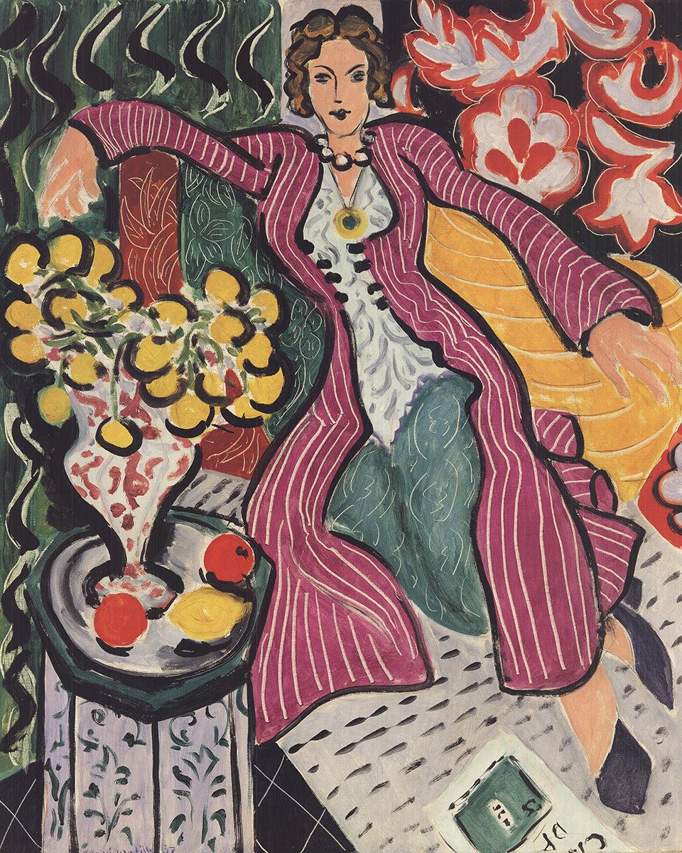 Henri Matisse 'Woman in a Purple Coat' 1993- Offset Lithograph 1