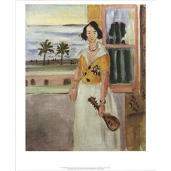 Henri Matisse 'Woman with Mandolin' 2007- Offset Lithograph