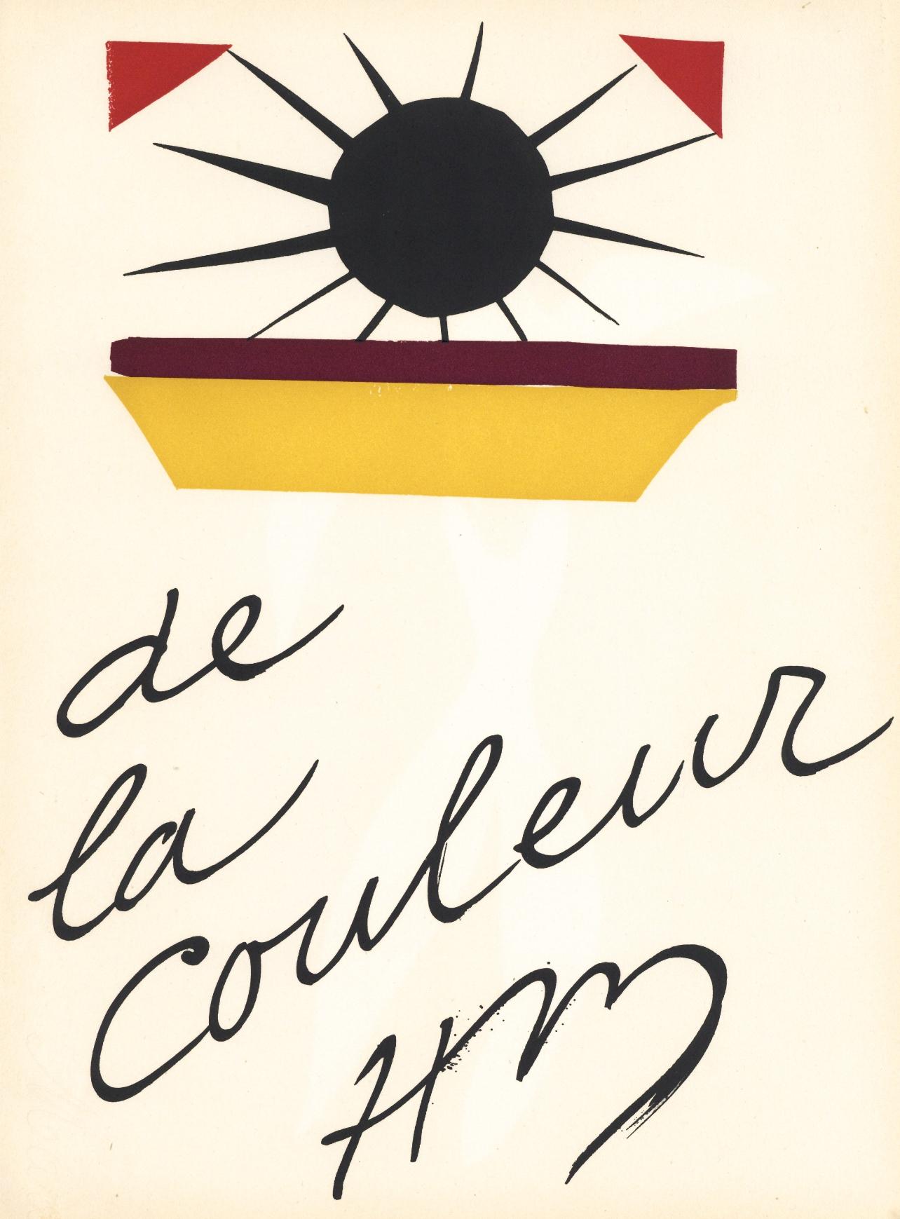 De la couleur (Duthuit 104), Verve: Revue Artistique et Littéraire