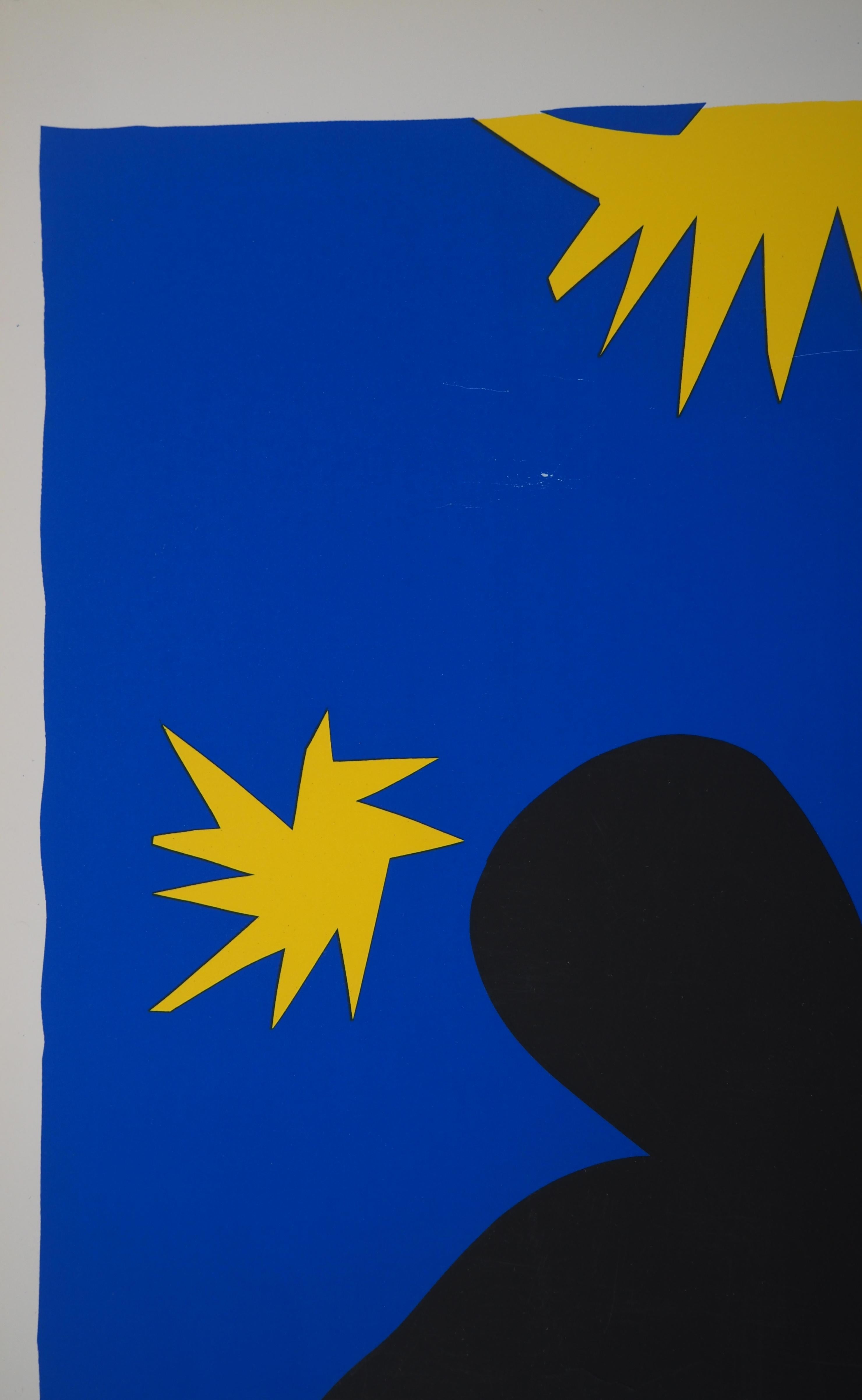 Icarus in the Stars - Screen Print For Sale 1