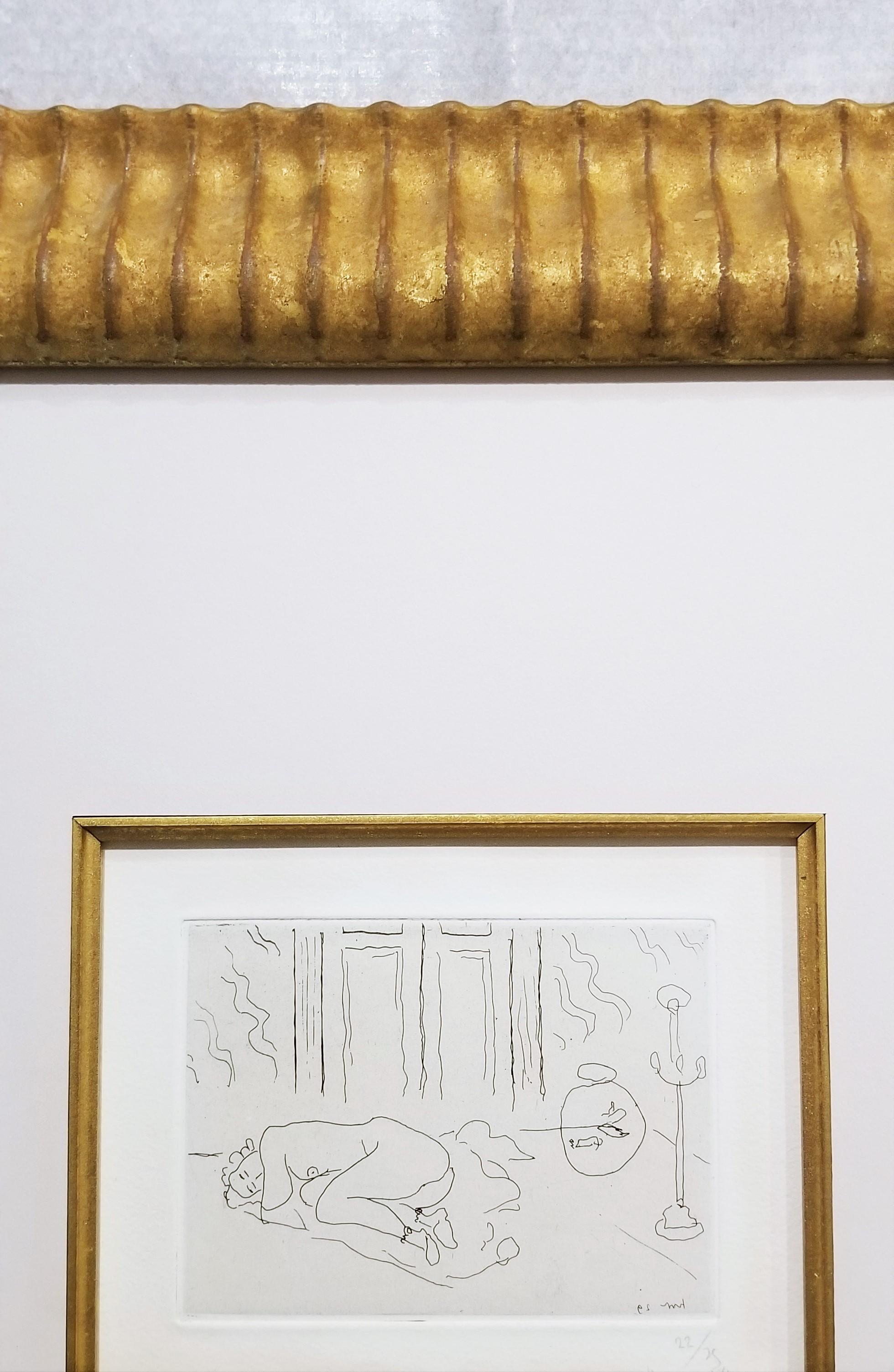 Figure endormie dans un intérieur (Interieur mit schlafender Figur) /// Matisse  im Angebot 2