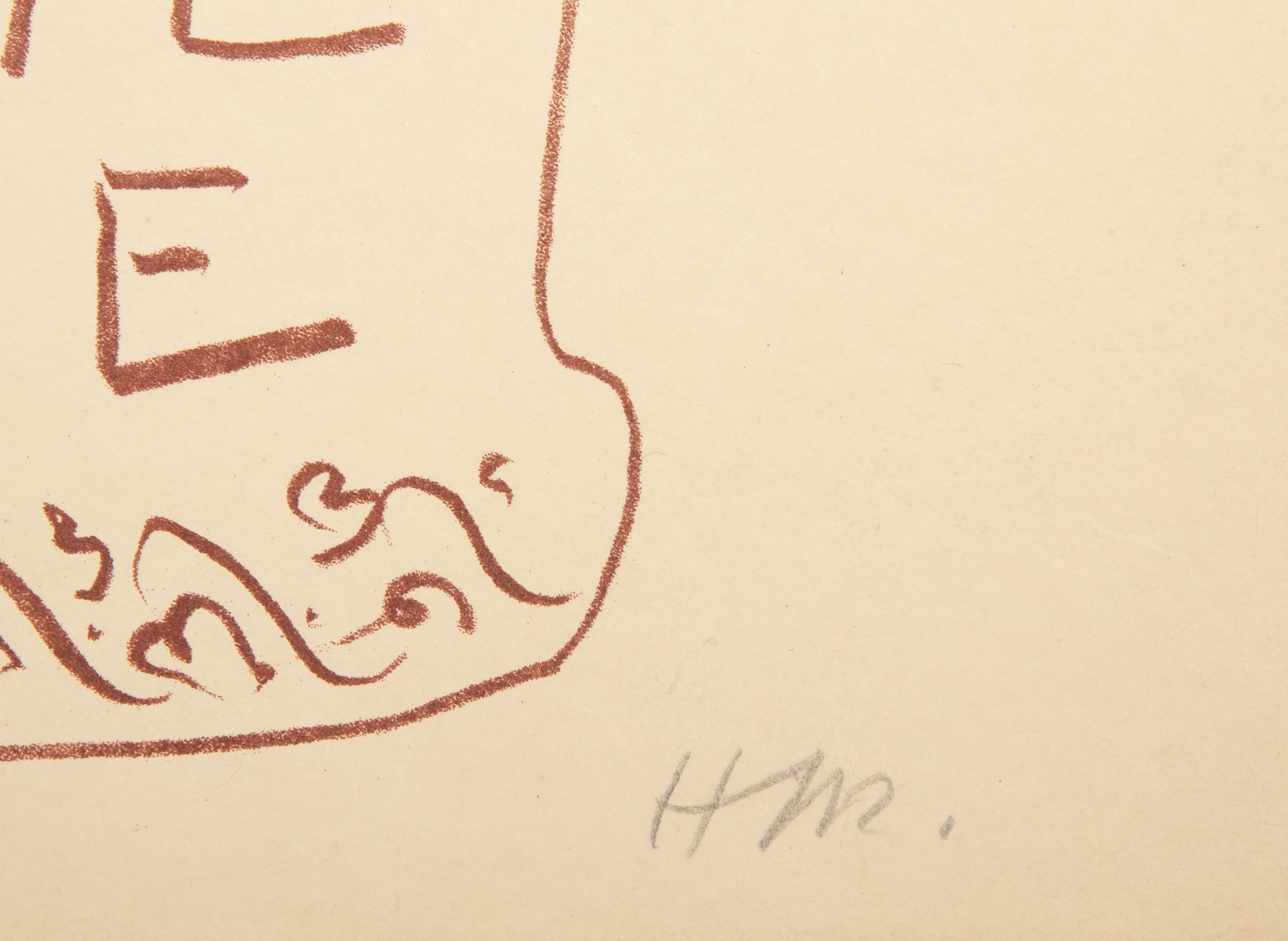 Jaime Marie, Lithograph by Henri Matisse 3