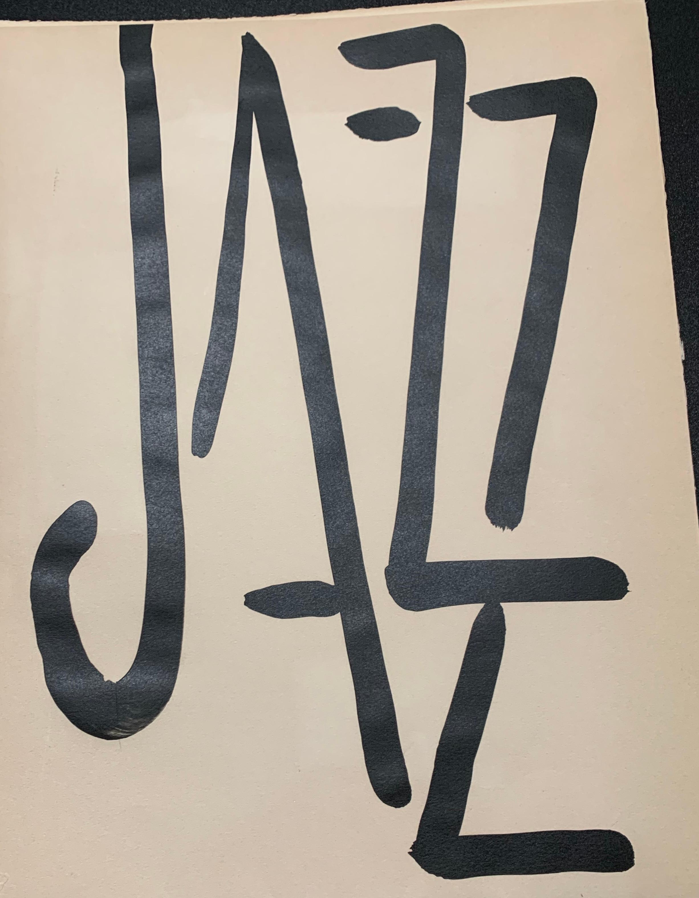 Jazz- Complete Book - Blue Abstract Print by Henri Matisse