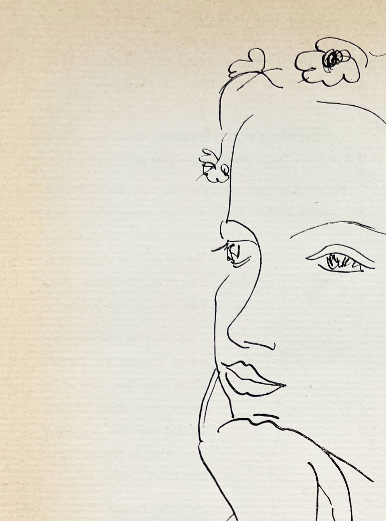 Giovane ragazza - Print di Henri Matisse