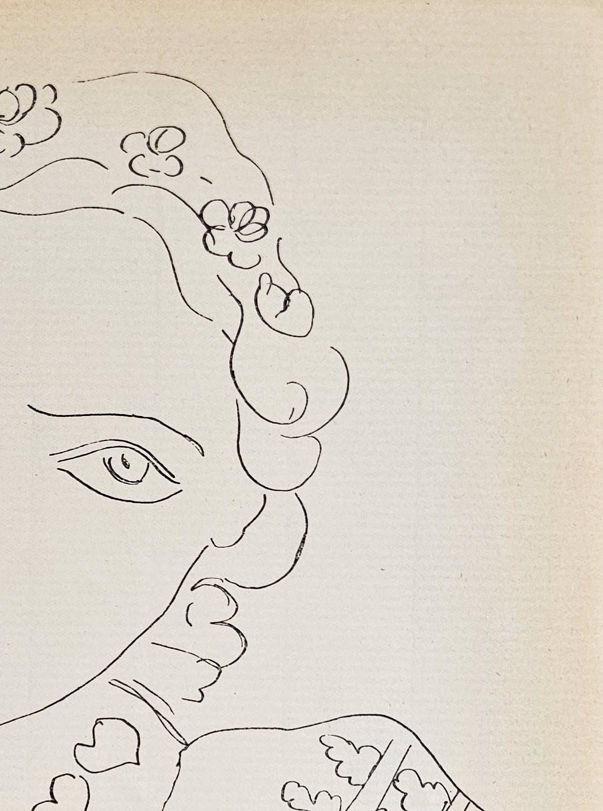 Giovane ragazza - Print Surrealismo di Henri Matisse