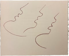 Kisses from 'Ronsard. Florilège des Amours' Unframed
