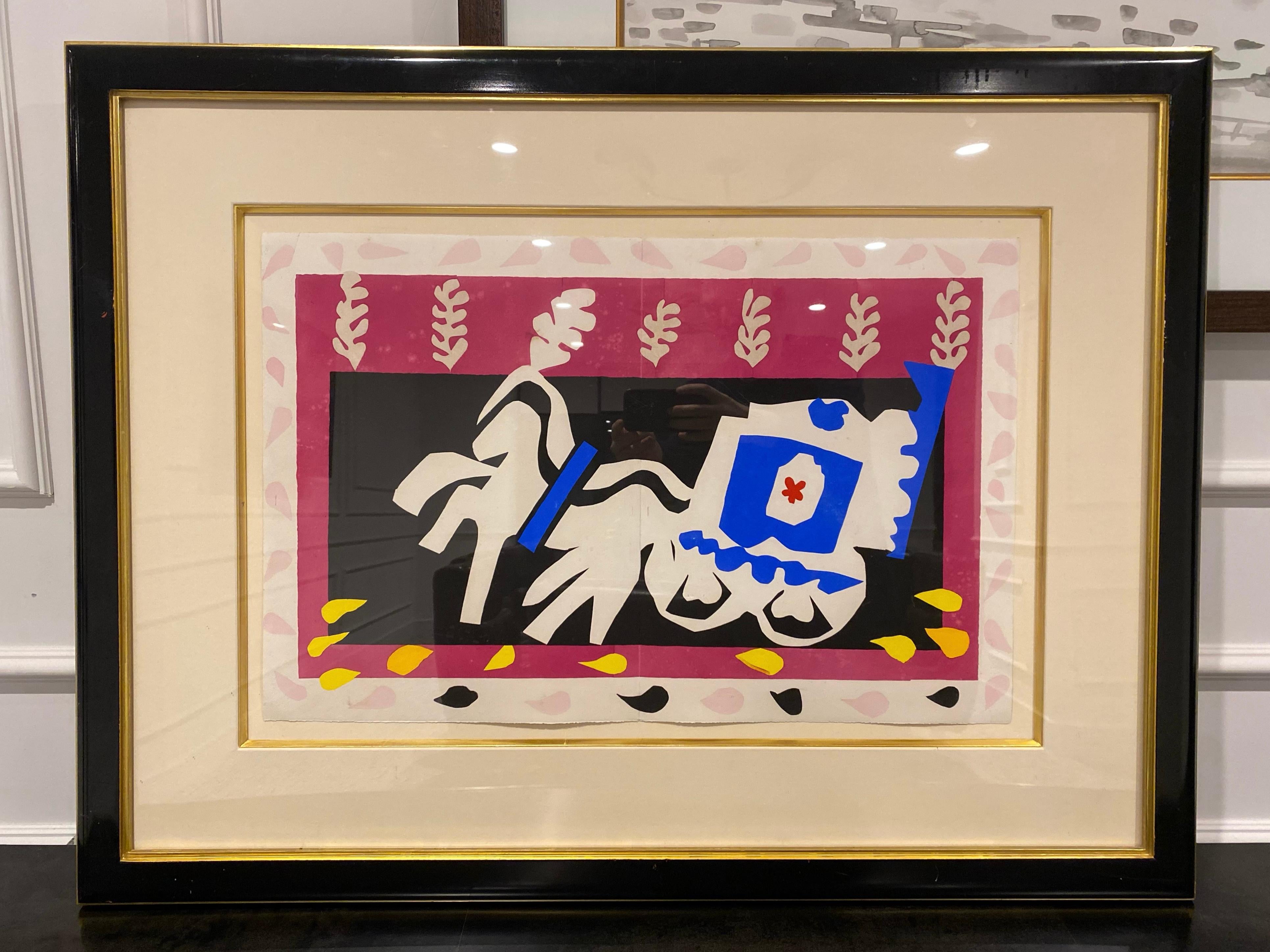 L' Enterrement de Pierrot, Plate X From Jazz For Sale 1