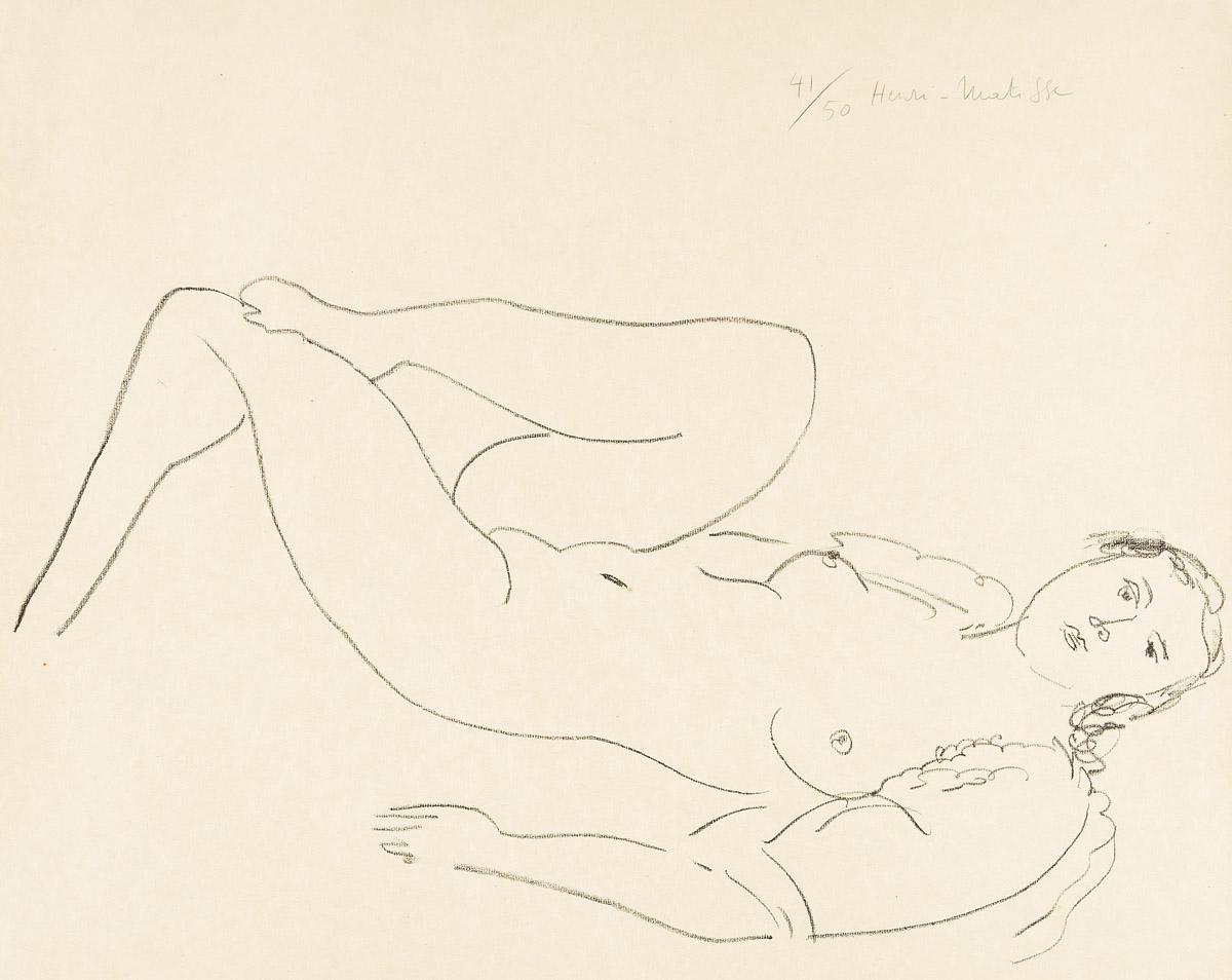 Henri Matisse Nude Print - La blouse turque— Étude de jambes