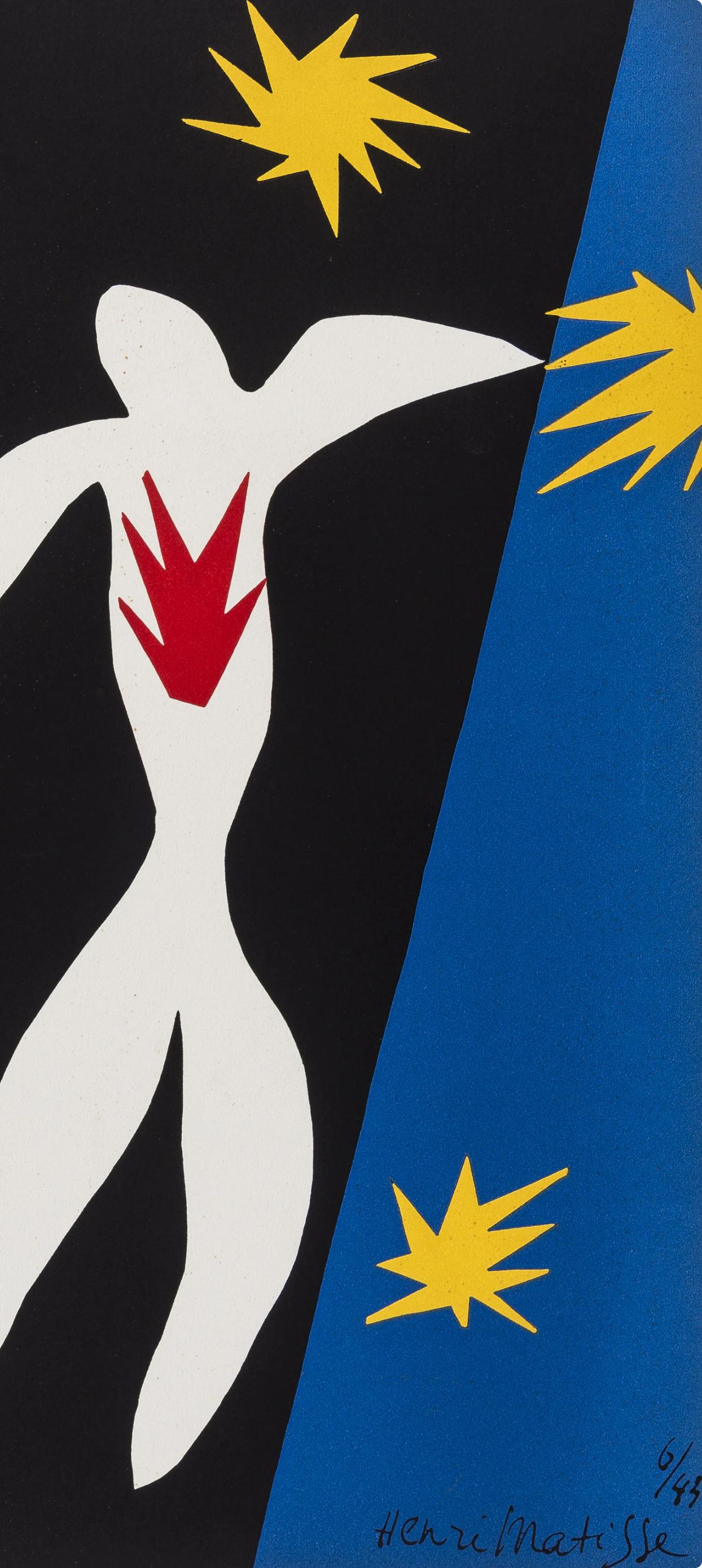 La Chute d'Icare (Duthuit 104), Verve: Revue Artistique et Littéraire - Print by Henri Matisse