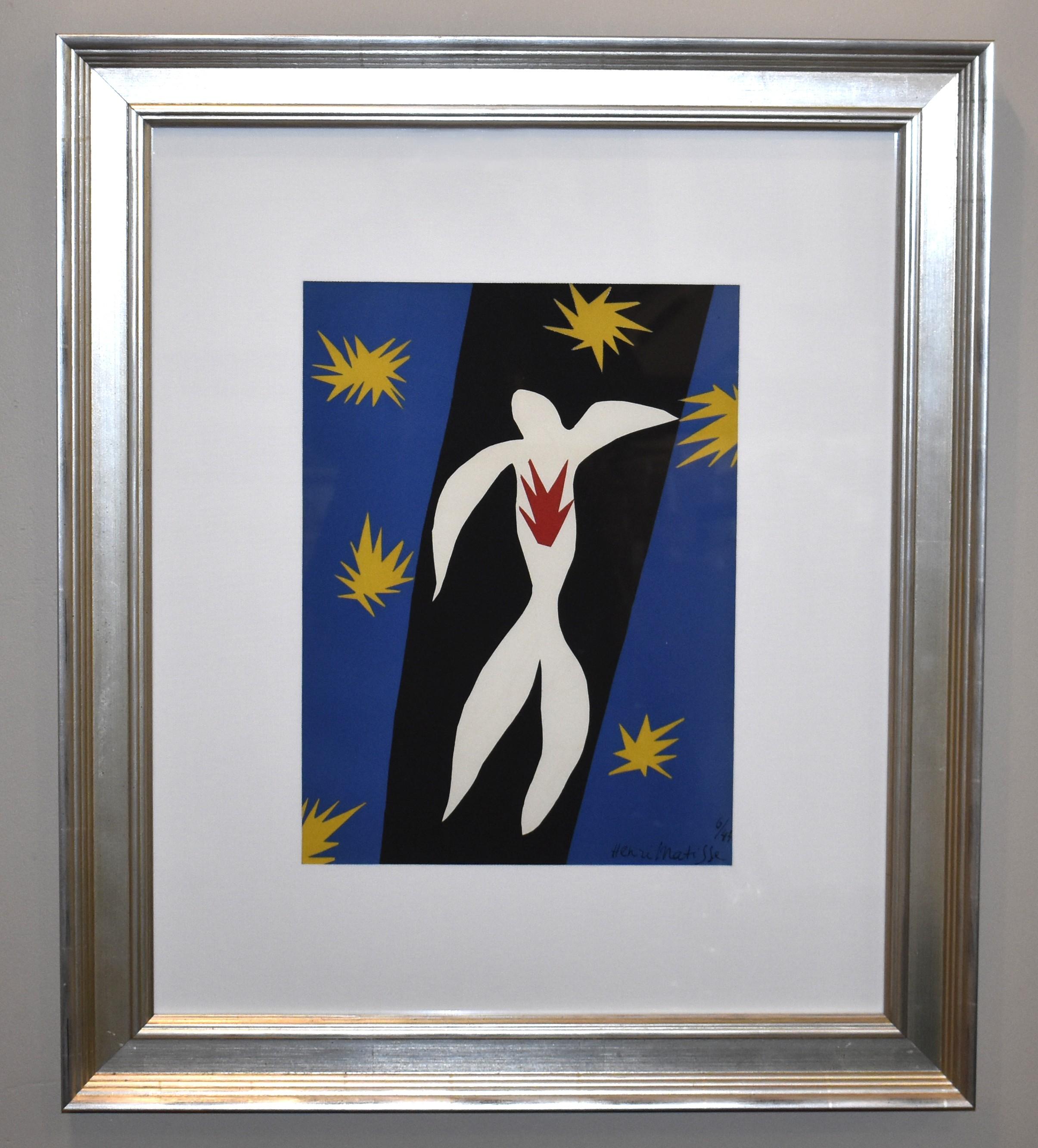 Henri Matisse Figurative Print - La Chute d'Icare (The Fall of Icarus)
