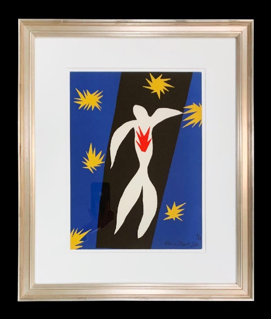 Henri Matisse Figurative Print – La Chute d'Icare (Der Herbst des Icarus)