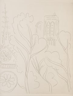 La Cite Notre Dame, Modern Etching by Henri Matisse