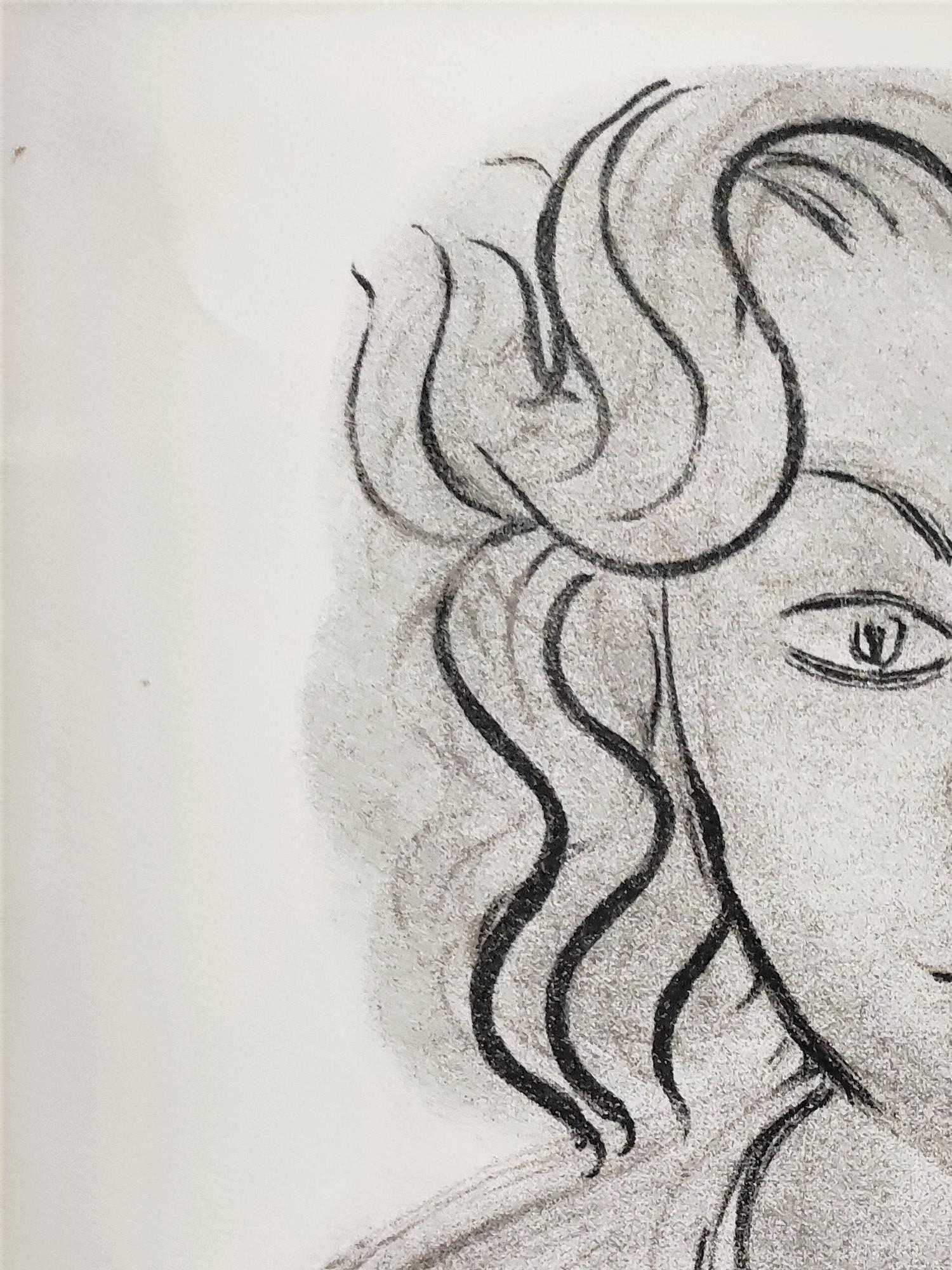 La Femme - Surrealist Print by Henri Matisse