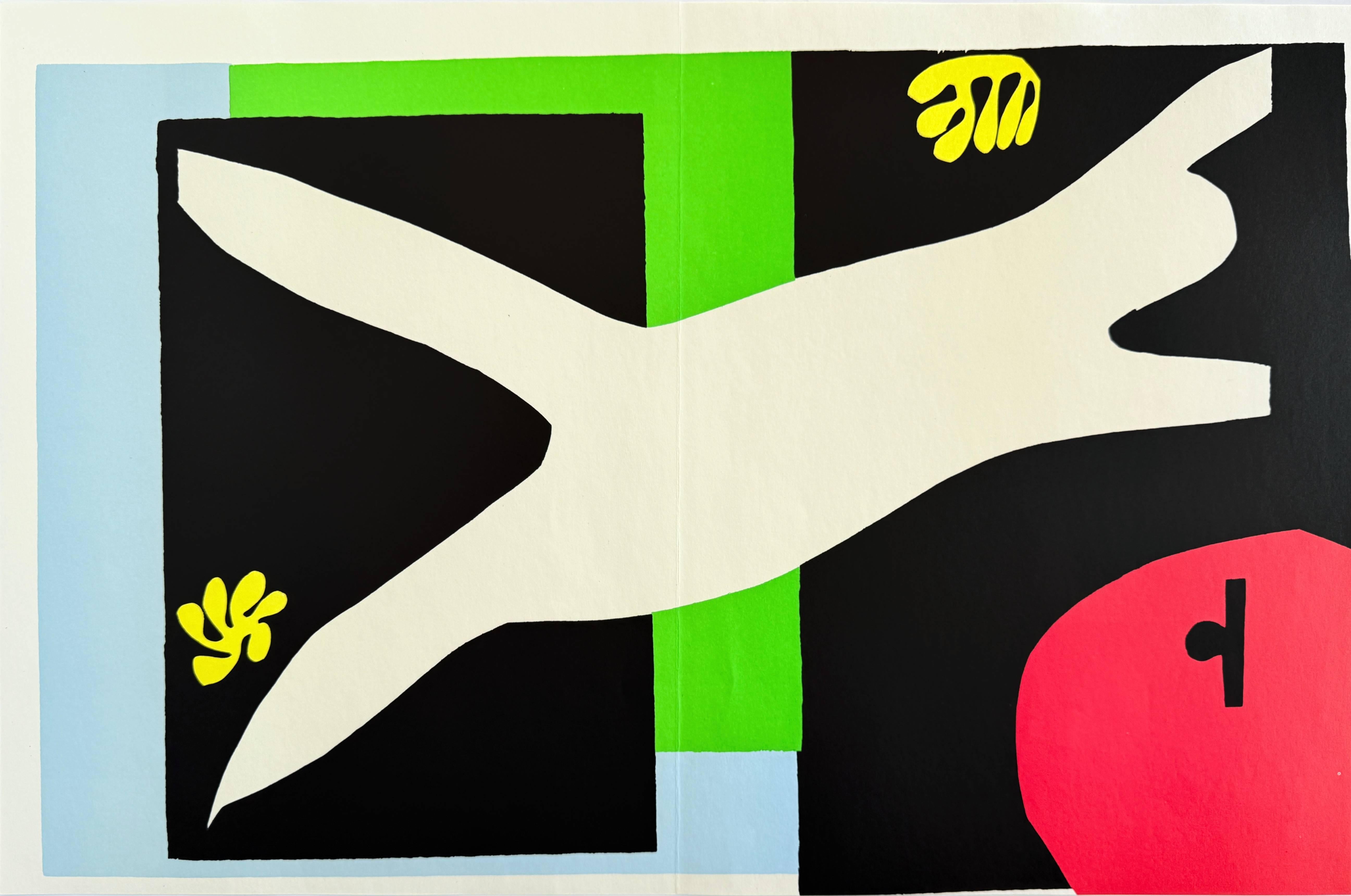 Henri Matisse (1869-1954) - La nageuse dans l’aquarium (The Swimmer in the Aquarium)

Lithograph from 1983.

Dimensions of sheet: 61 x 39 cm

Dimensions in frame: 73 x 53 cm

Publisher: George Brazilier, New York.

Printer: Ernst Wartelsteiner.

The