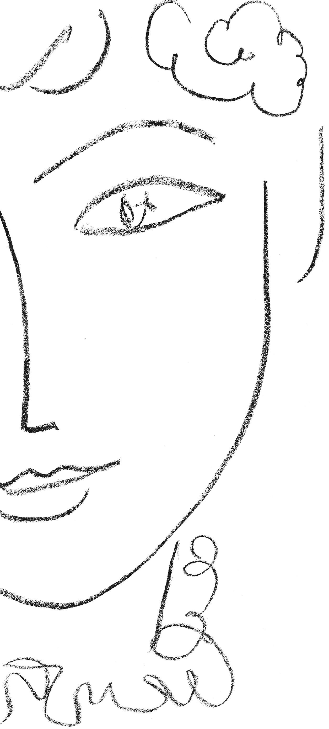 La Pompadour (Duthuit 670), Portraits par Henri Matisse For Sale 3