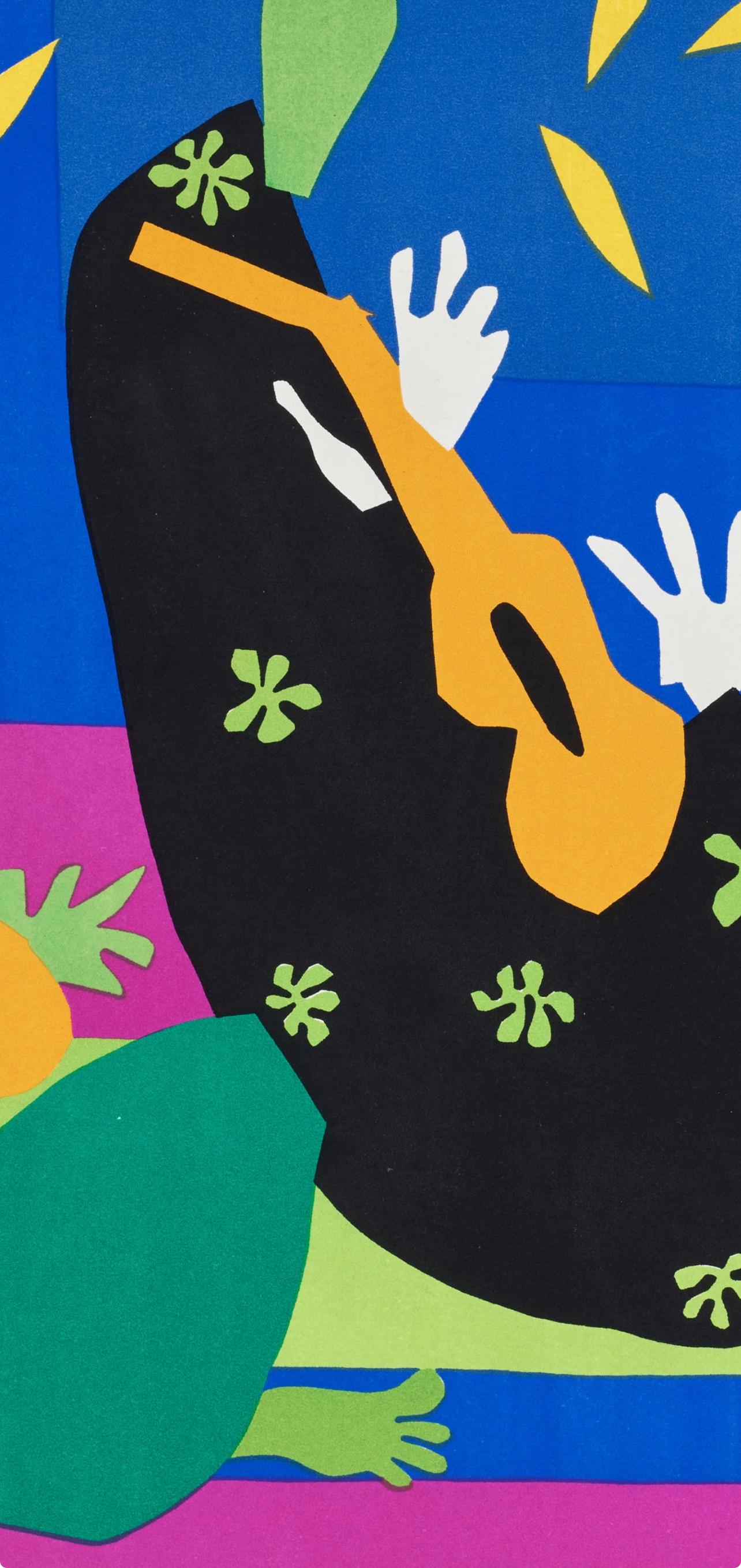 La tristesse du roi (Duthuit 139), Verve: Revue Artistique et Littéraire - Green Landscape Print by Henri Matisse