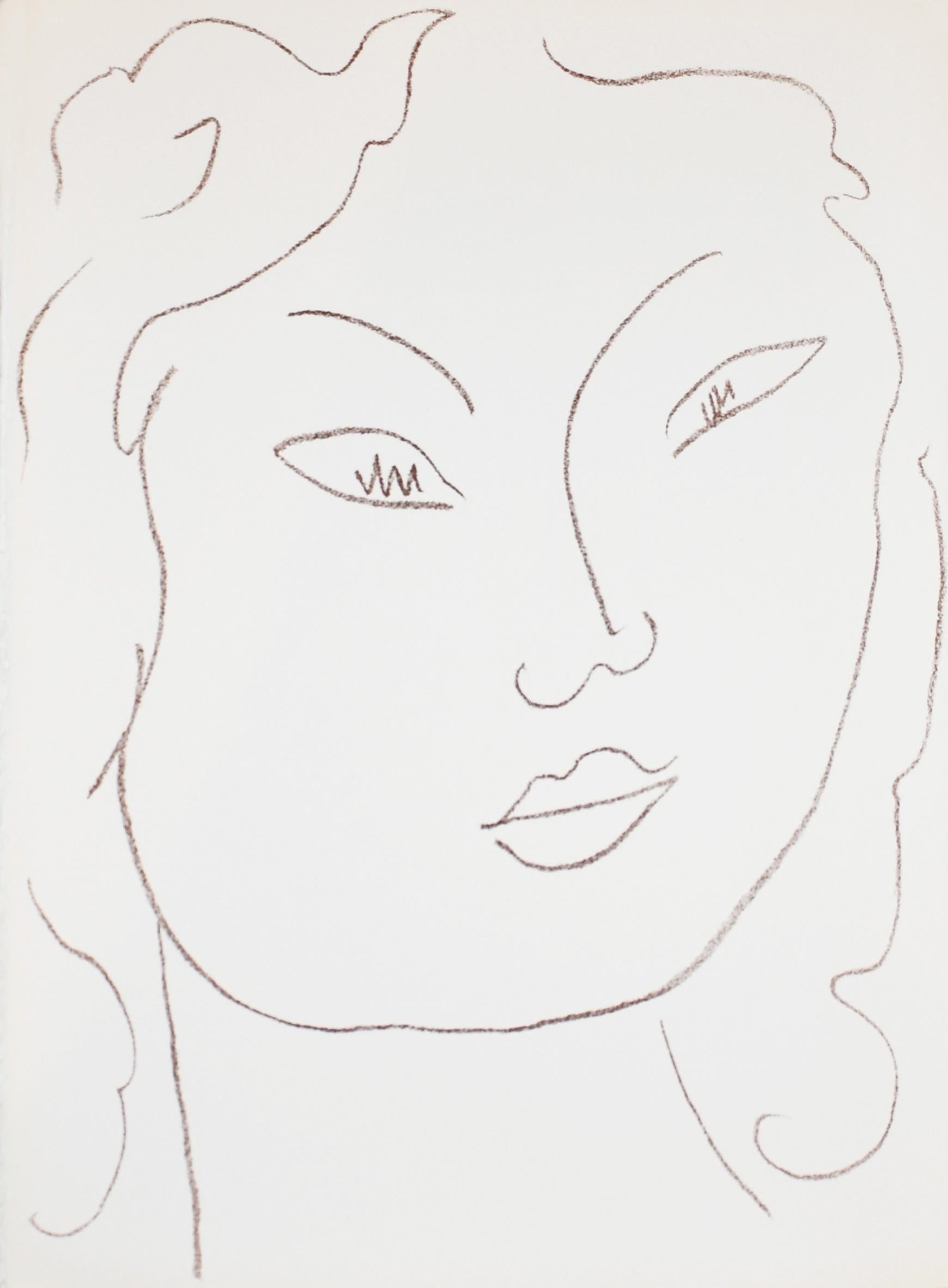 Henri Matisse Portrait Print - La Voix Tintante, from Poesies Antillaises