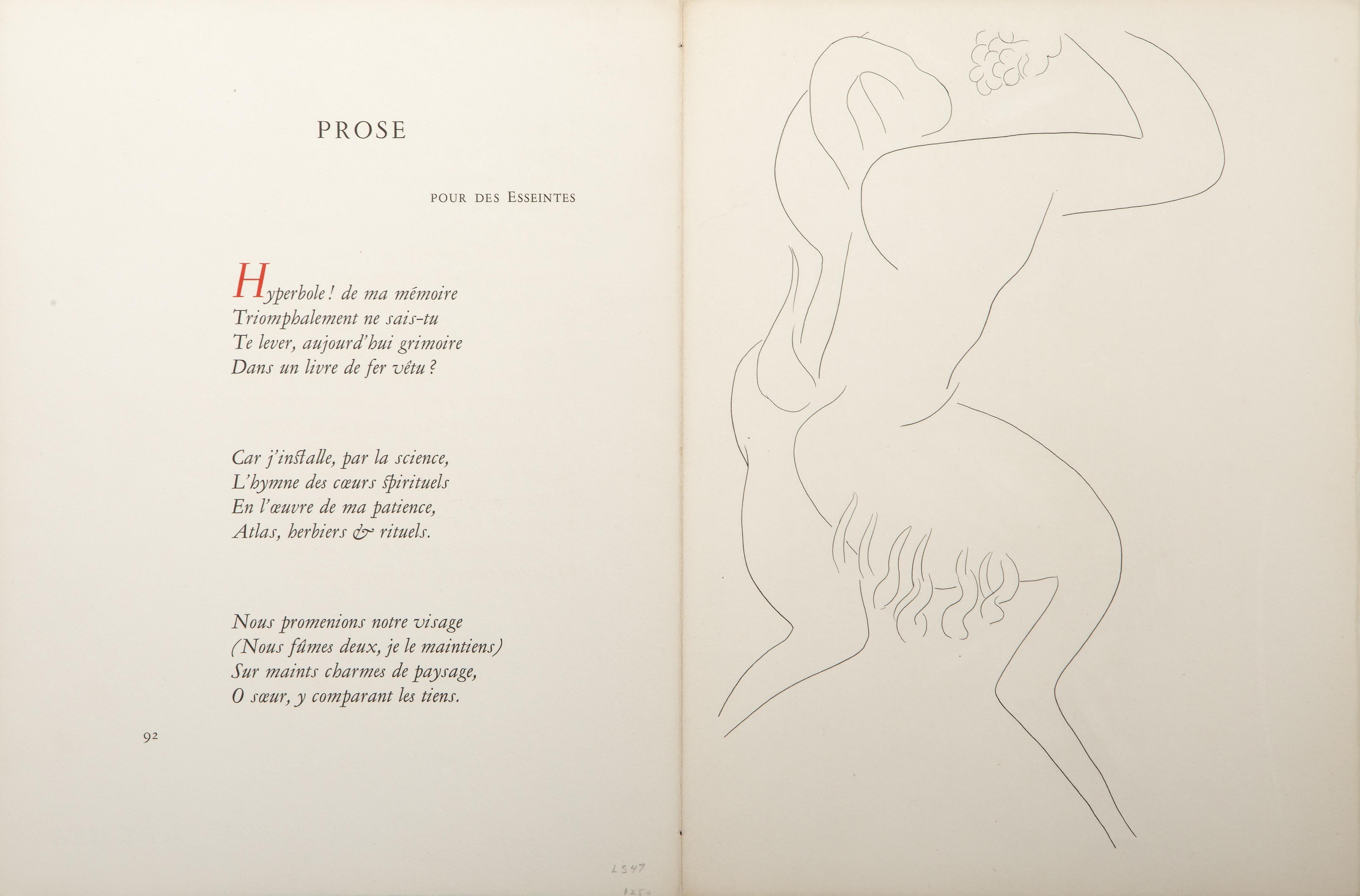 L'Apres-Midi D'un Faune From Poesies, Modern Etching by Henri Matisse For Sale 2