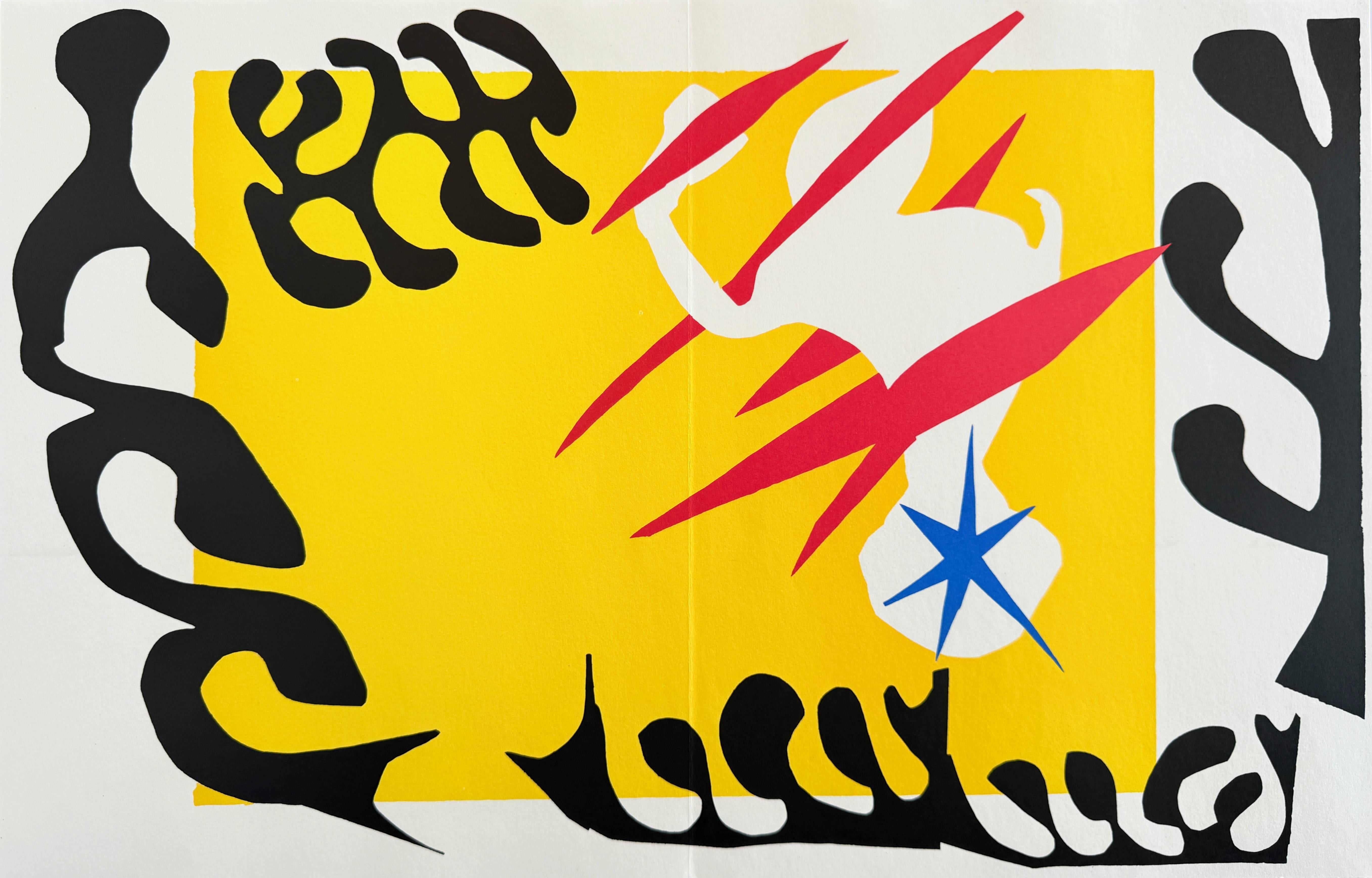 Henri Matisse (1869-1954) - Le Cavalier au cheval blanc

Lithographie de 1983.

Dimensions de la feuille : 61 x 39 cm

Dimensions dans le cadre : 73 x 53 cm

Éditeur : George Brazilier, New York.

Imprimeur : Ernst Wartelsteiner.

L'œuvre est en