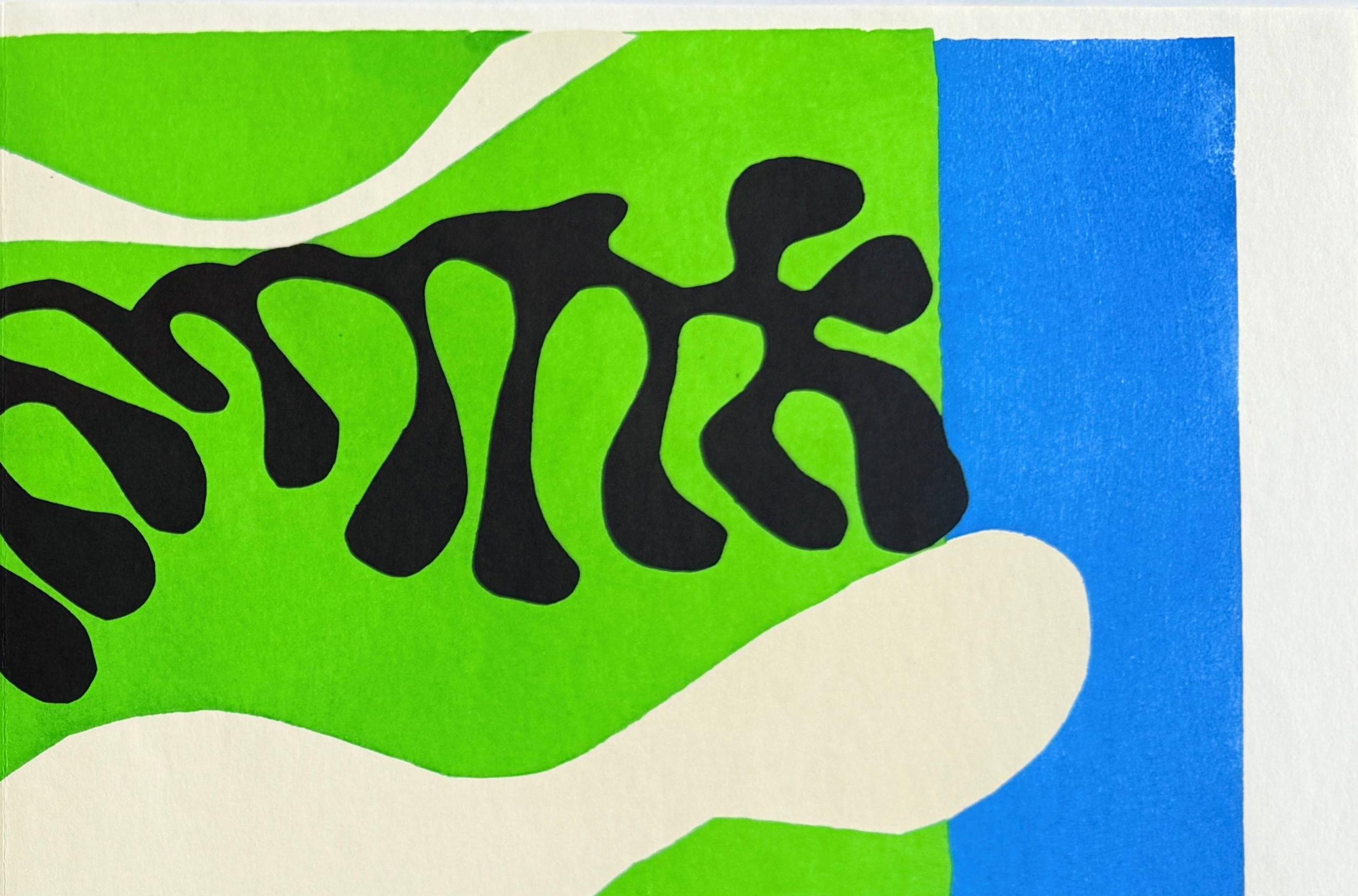 Henri Matisse (1869-1954) - Le Lagon II (The Lagoon II)

Lithograph from 1983.

Dimensions of sheet: 61 x 39 cm

Dimensions in frame: 73 x 53 cm

Publisher: George Brazilier, New York.

Printer: Ernst Wartelsteiner.

The work is in Excellent