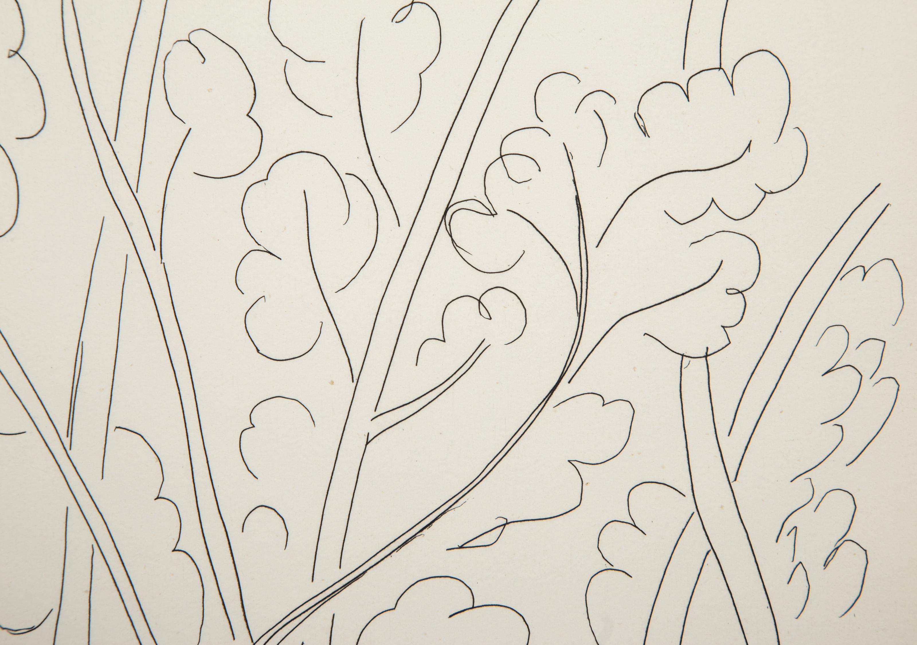 Le Petit Chemin, Etching by Henri Matisse 1