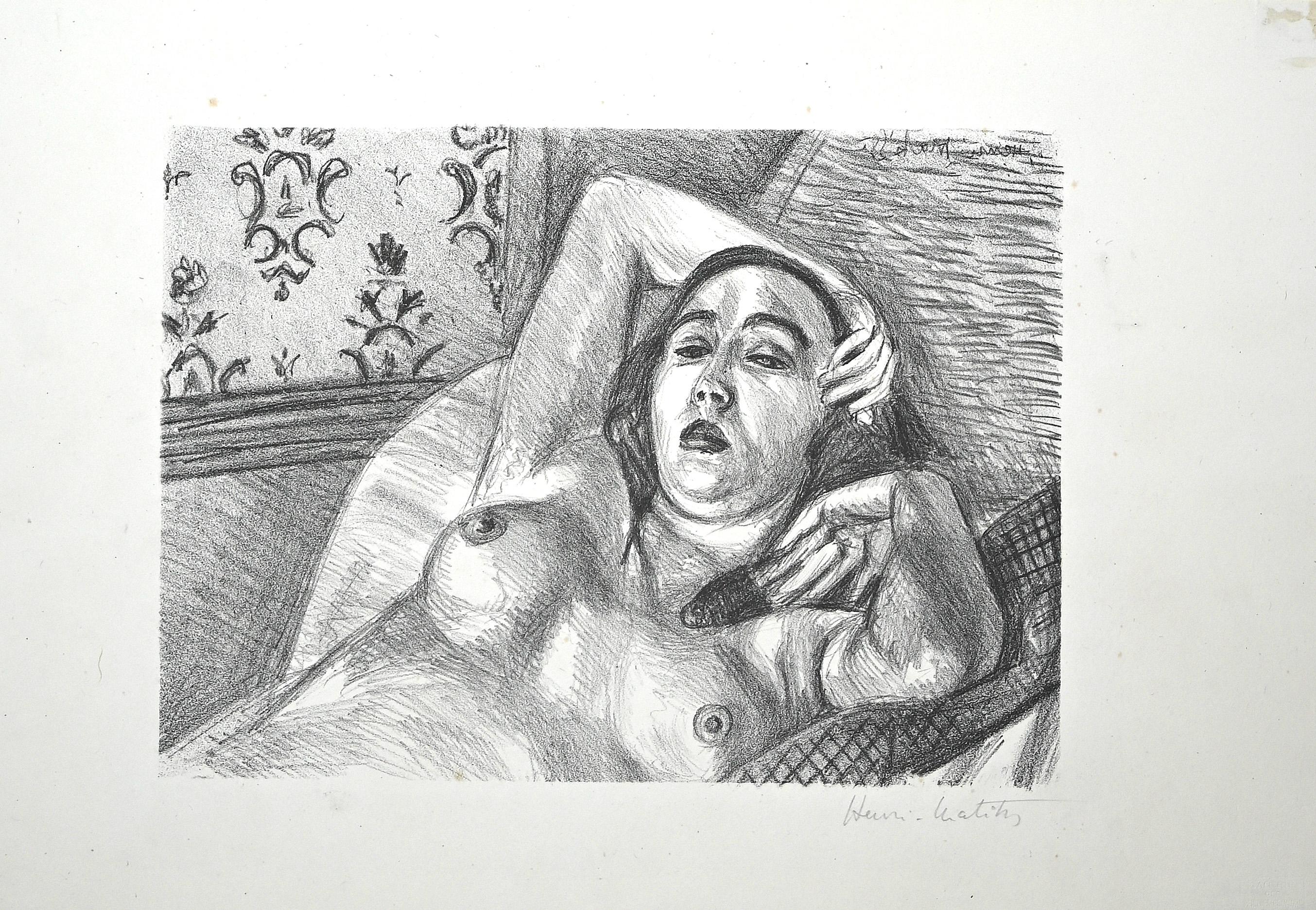 Le Repos du Modèle - Lithograph by Henri Matisse - 1926 2