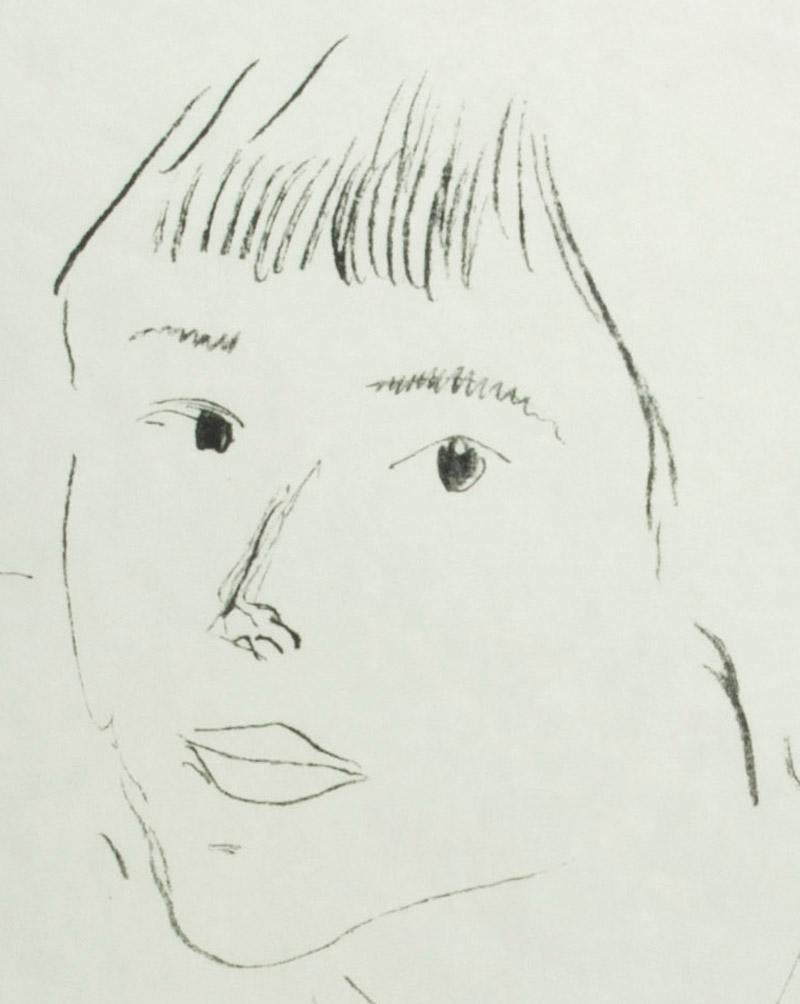 Les yeux noirs (The dark eyes) - Print by Henri Matisse