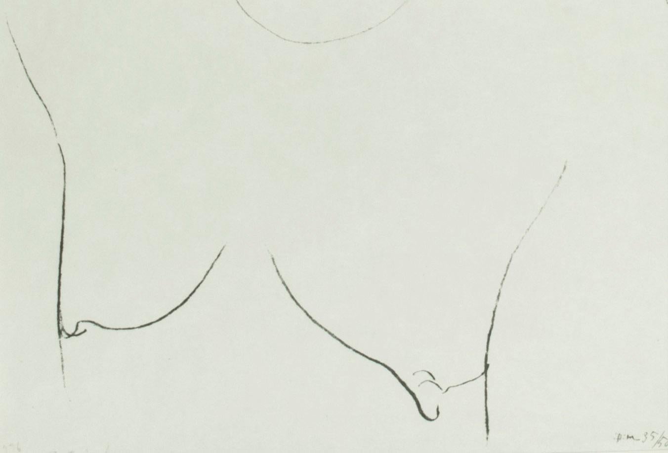Les yeux noirs (The dark eyes) - French School Print by Henri Matisse