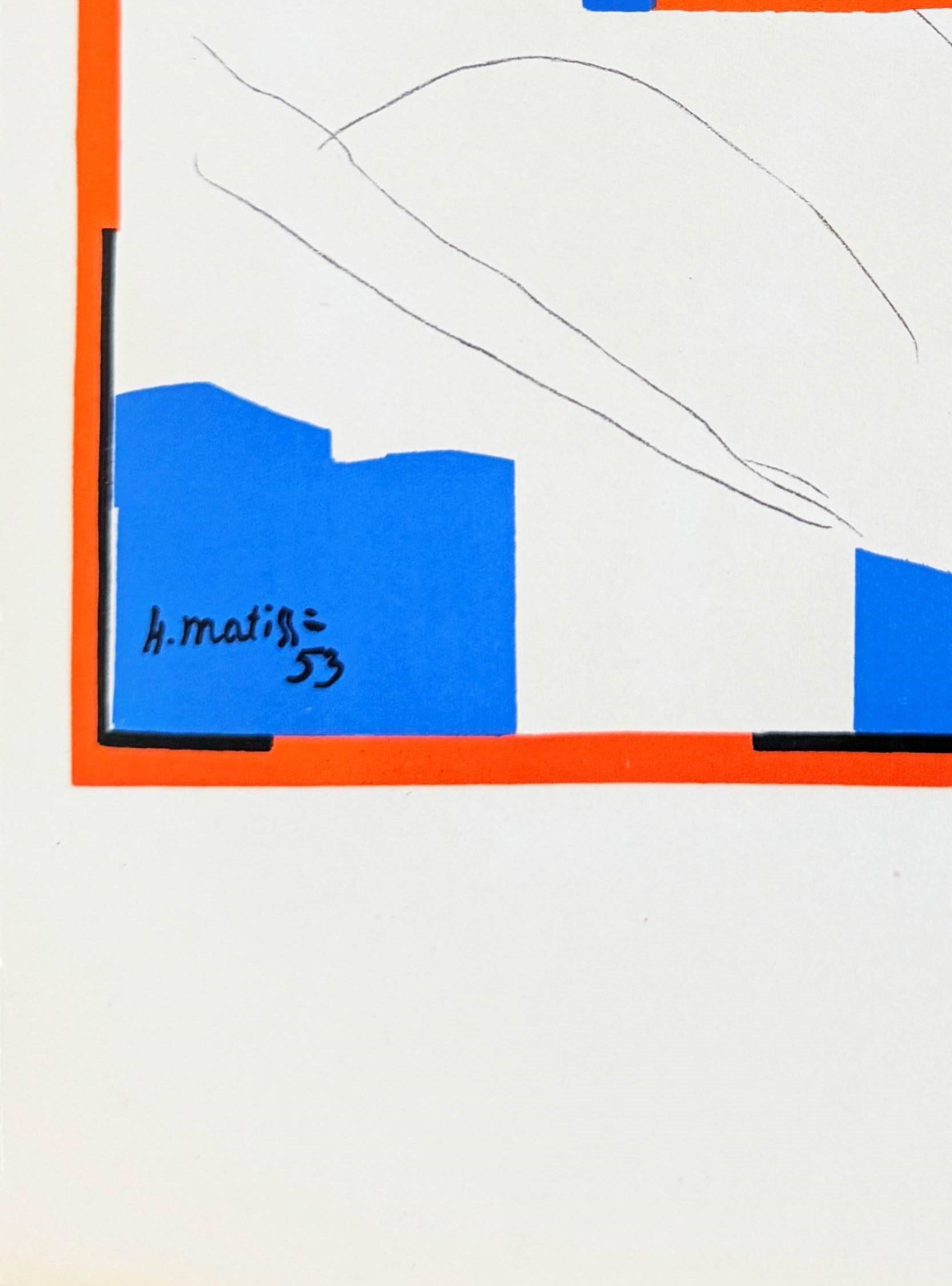 L'Escargot - Print Beige di Henri Matisse