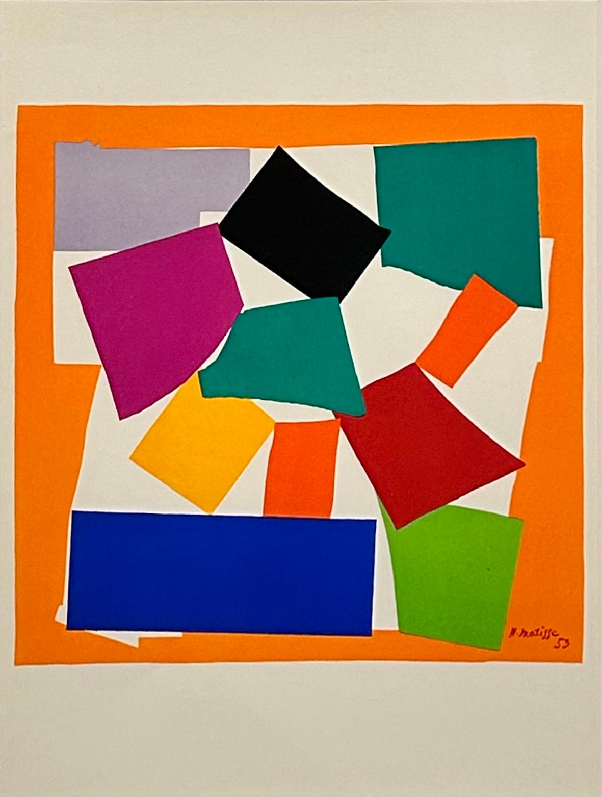 'L'Escargot' Modern Art Colour Lithograph on Wove Paper - Print by Henri Matisse