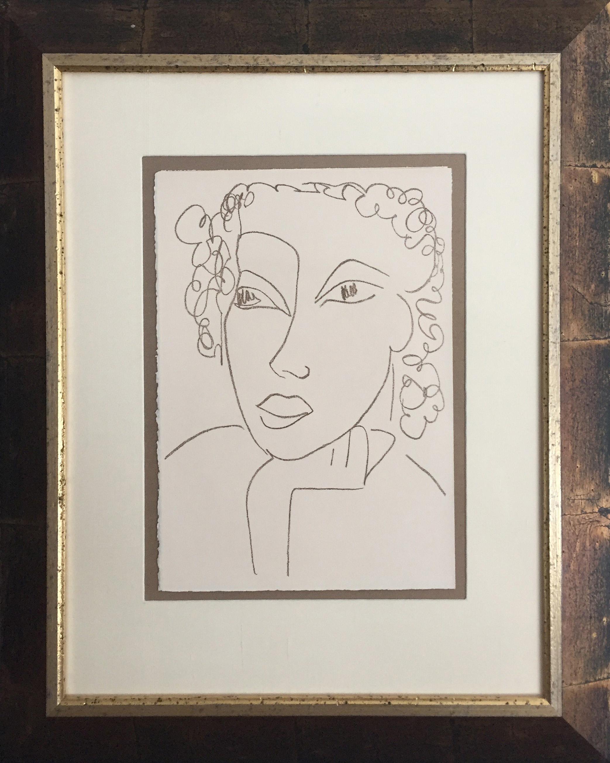 Henri Matisse Portrait Print - Lied Dement, from Poesies Antillaises