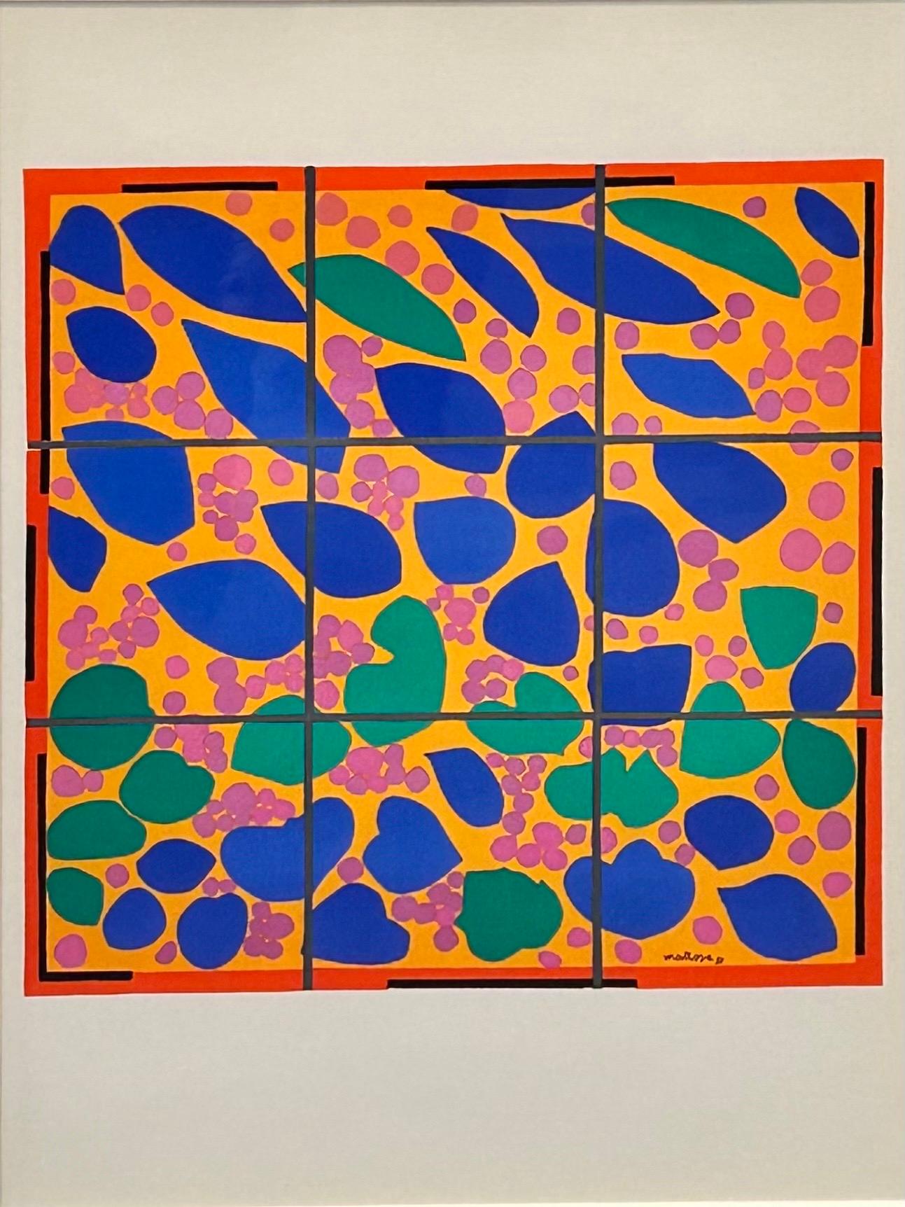 Lierre e Lierre en Fleur  Duo litografico Modern Color - Print Fauvismo di Henri Matisse