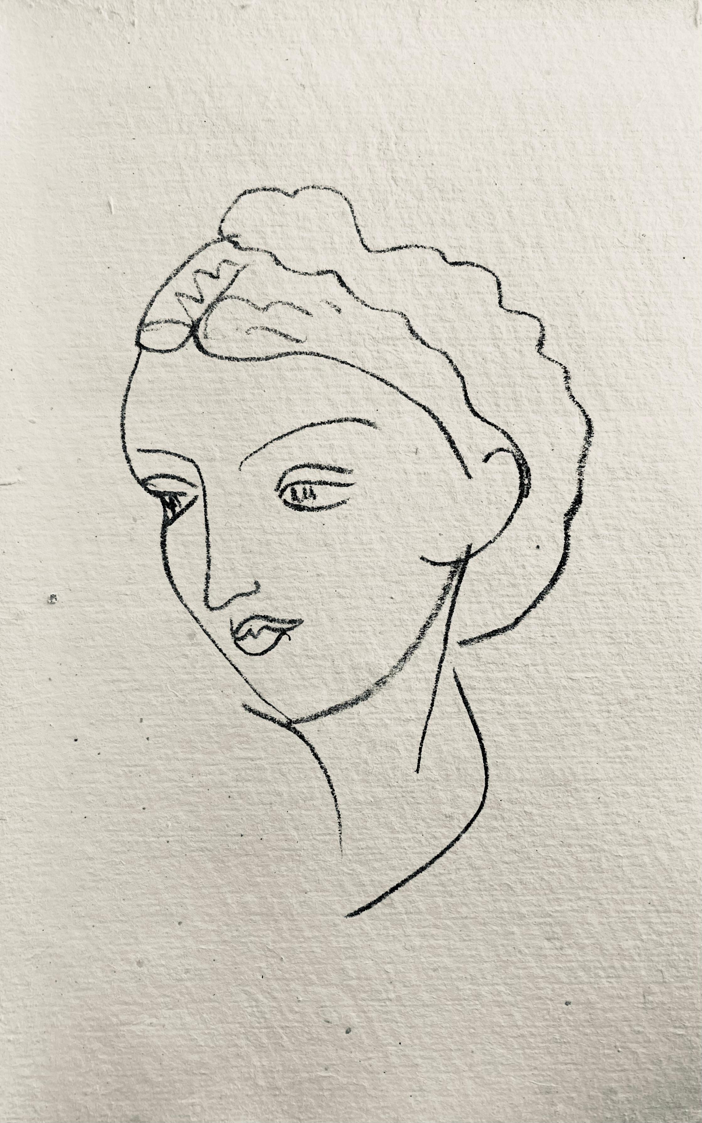 Lithographie I (Duthuit 20), Repli, Gravures de Henri Matisse For Sale 4
