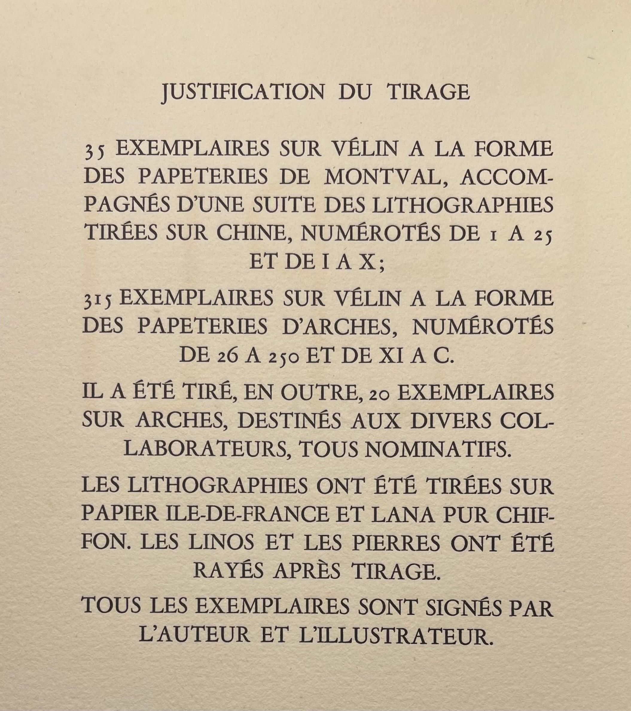 Lithographie I (Duthuit 20), Repli, Gravures de Henri Matisse For Sale 6