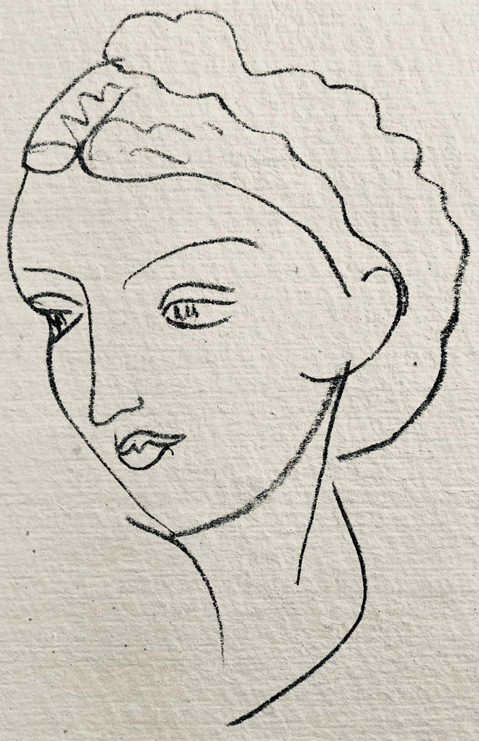 Henri Matisse, Lithograph I, from Repli, Engravings by Henri Matisse, 1947