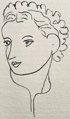 Vintage Lithographie II (Duthuit 20), Repli, Gravures de Henri Matisse